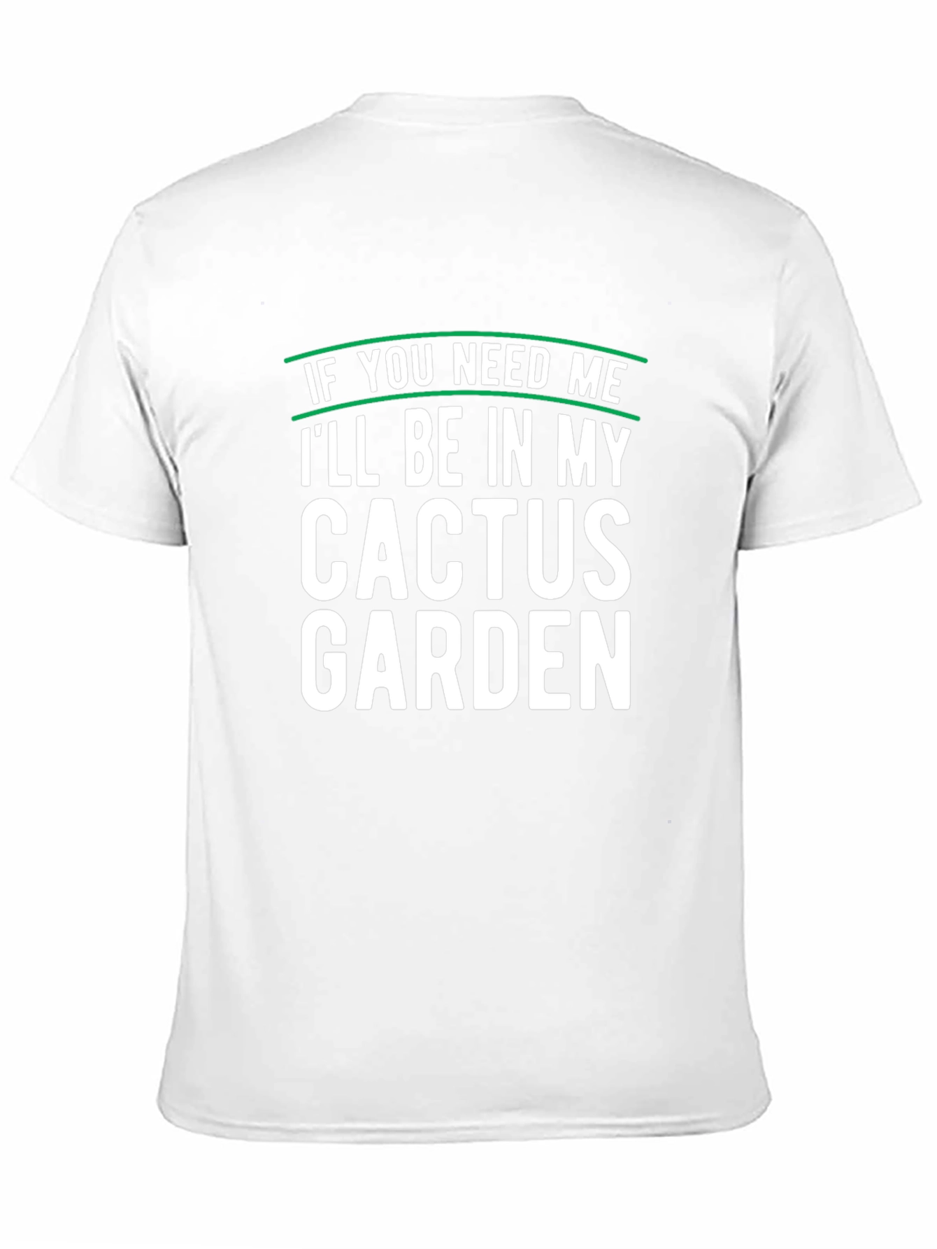 Cactus Garden Graphic T-Shirt Mens Black Tee