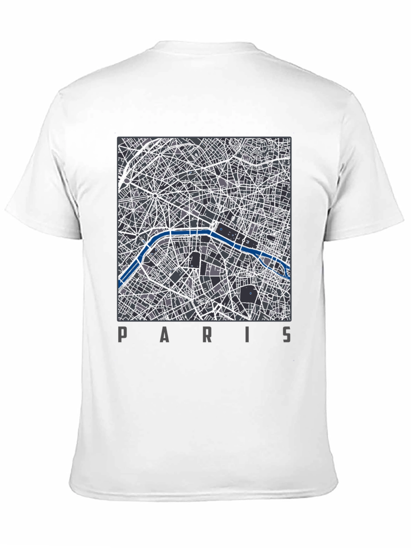 Paris Map T-Shirt - Stylish City Design