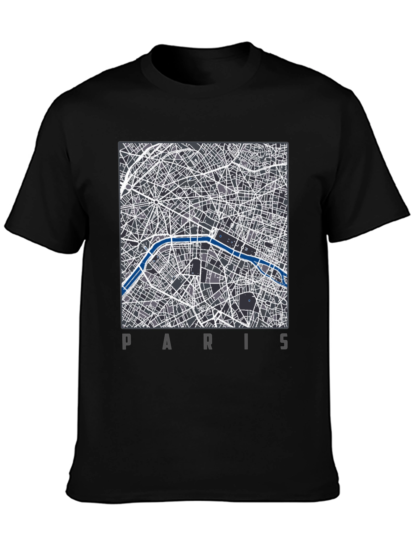 Paris Map T-Shirt - Stylish City Design