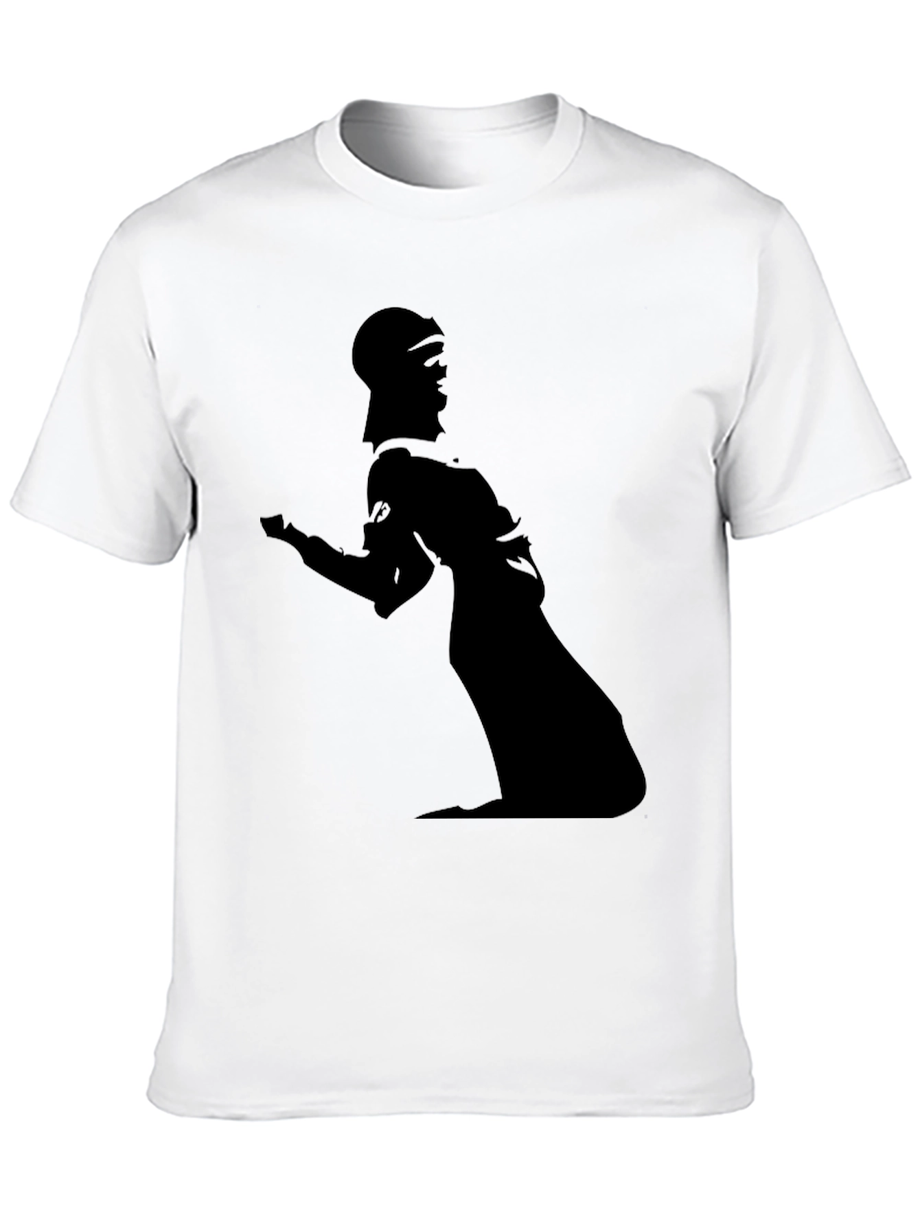Silhouette Graphic Tee - Modern Black T-Shirt
