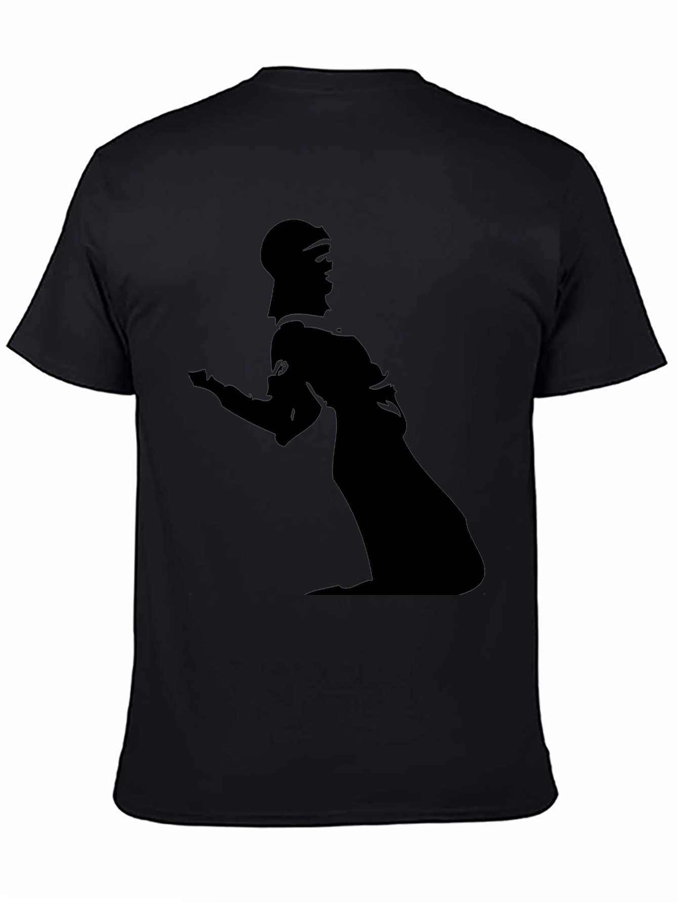 Silhouette Graphic Tee - Modern Black T-Shirt