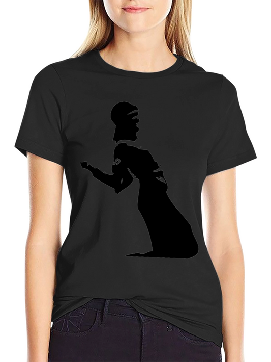 Silhouette Graphic Tee - Modern Black T-Shirt