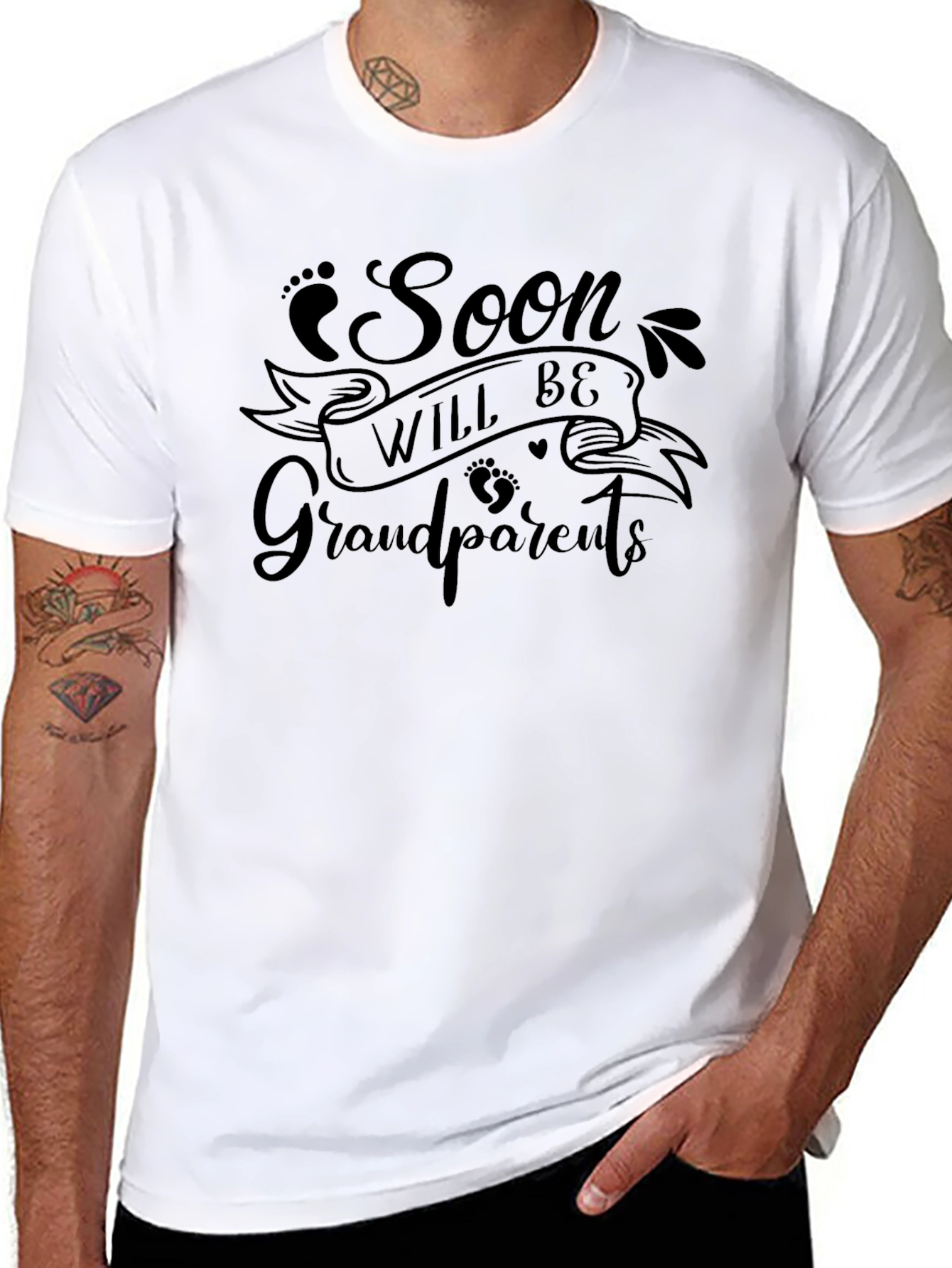 Soon To Be Grandparents Graphic Tee