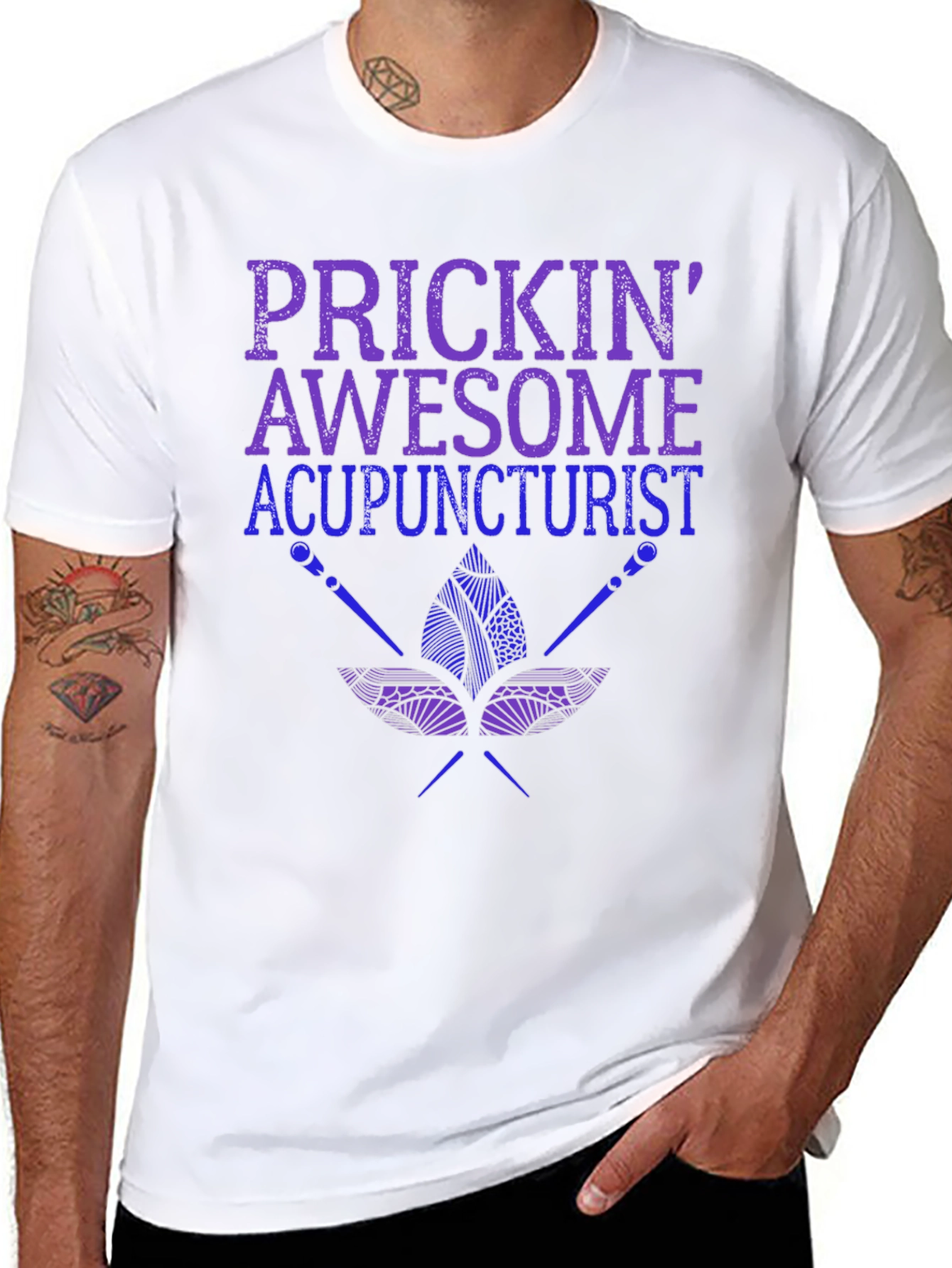 Prickin Awesome Acupuncturist T-Shirt