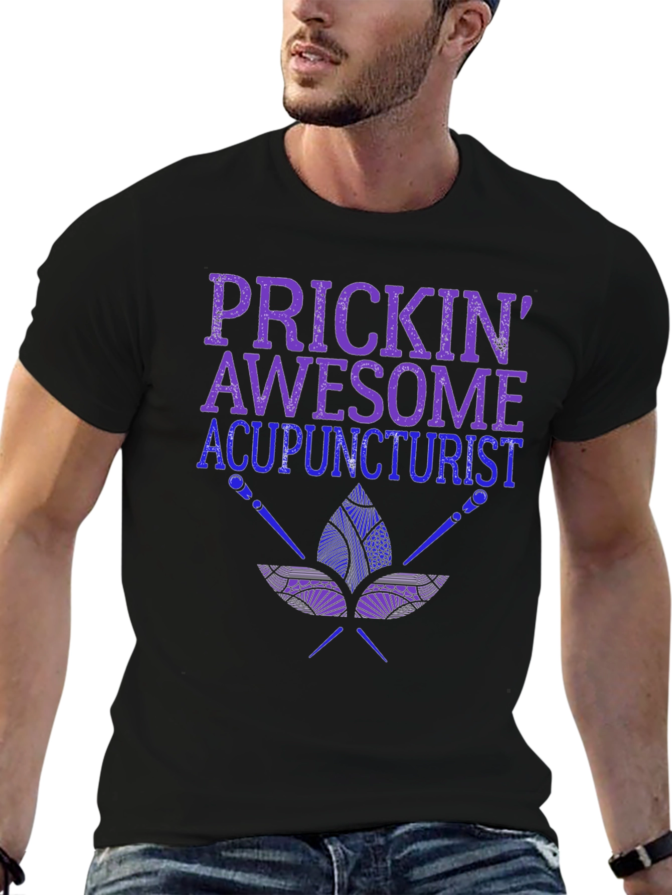 Prickin Awesome Acupuncturist T-Shirt