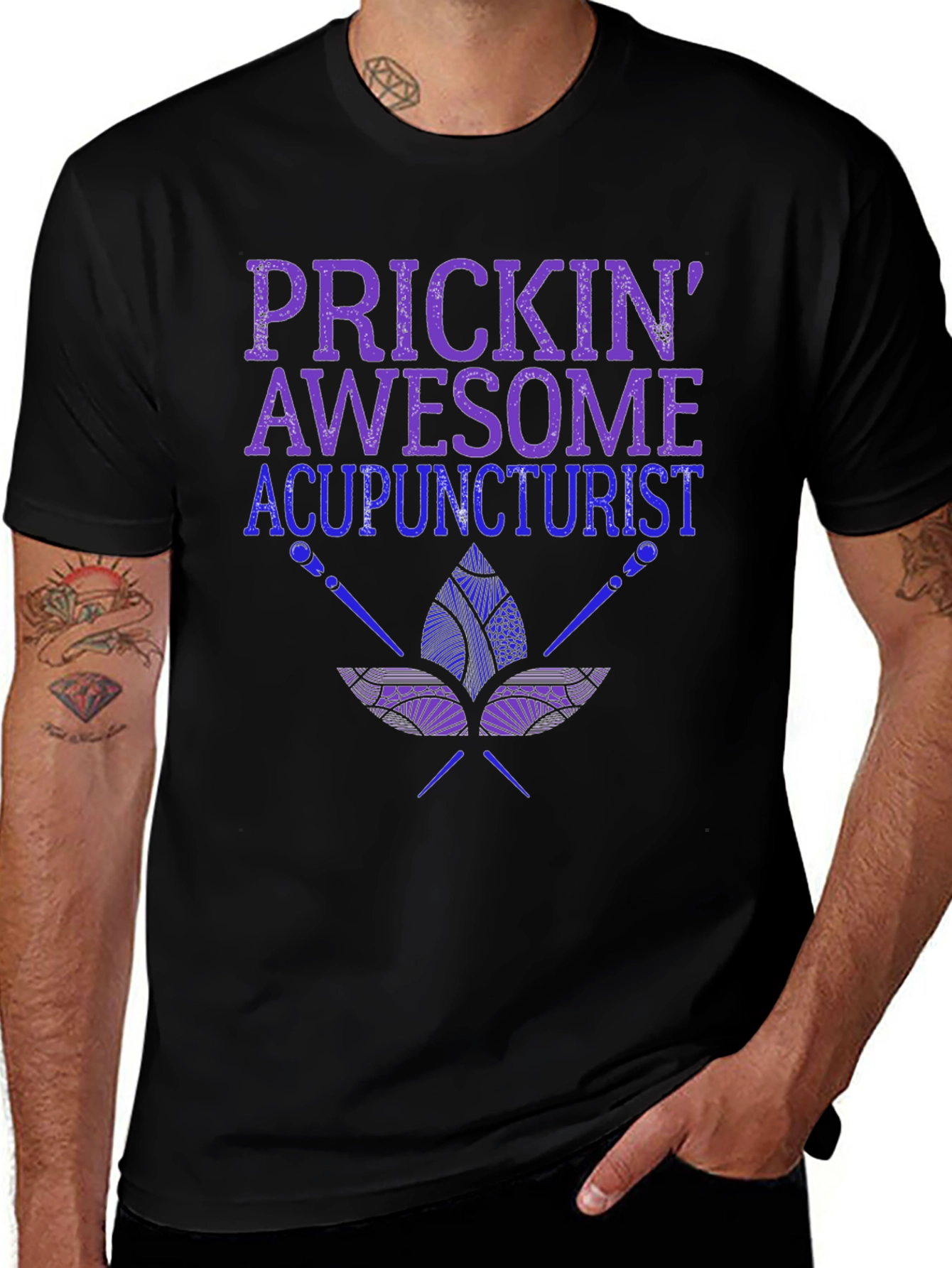 Prickin Awesome Acupuncturist T-Shirt