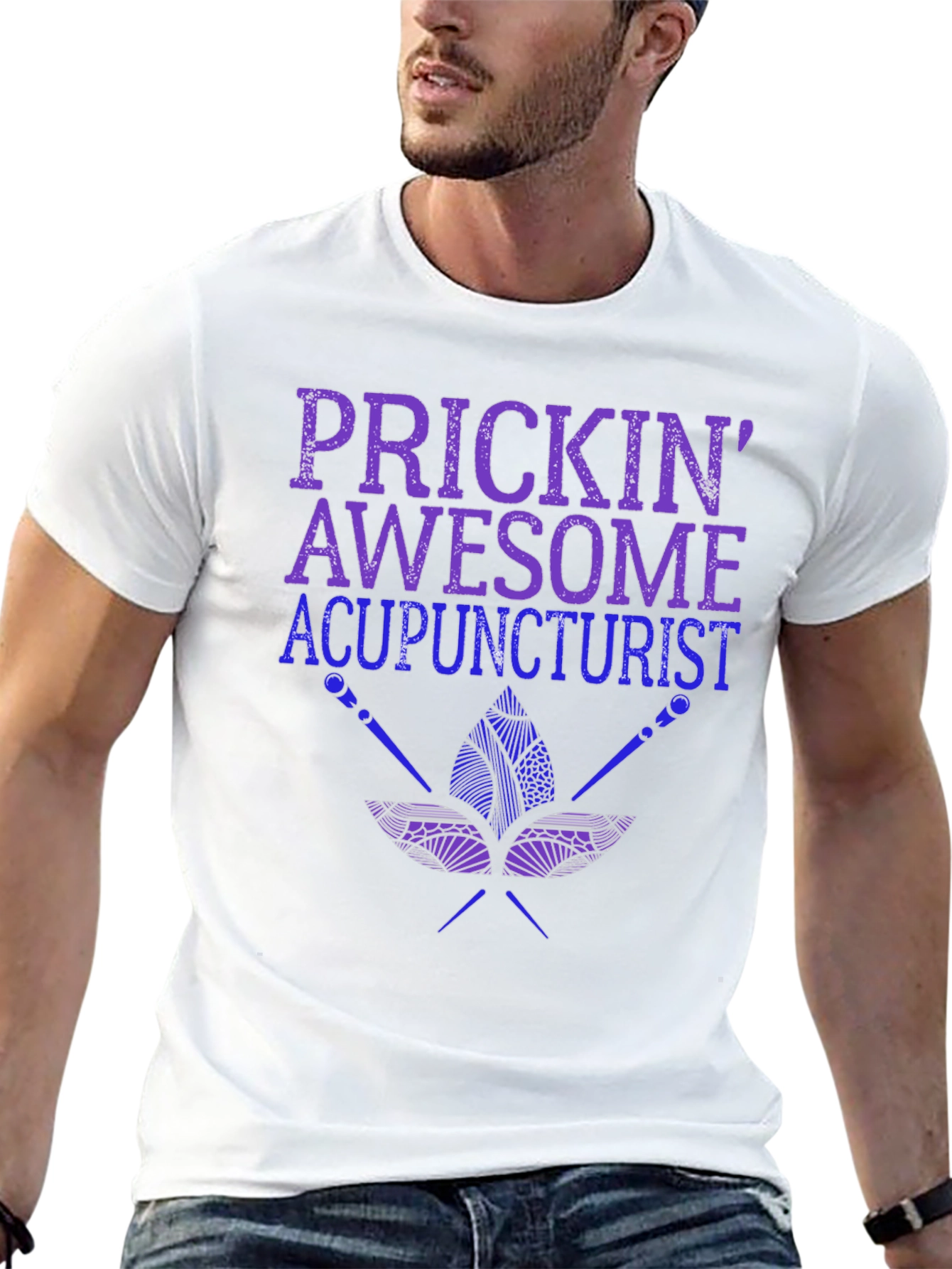 Prickin Awesome Acupuncturist T-Shirt