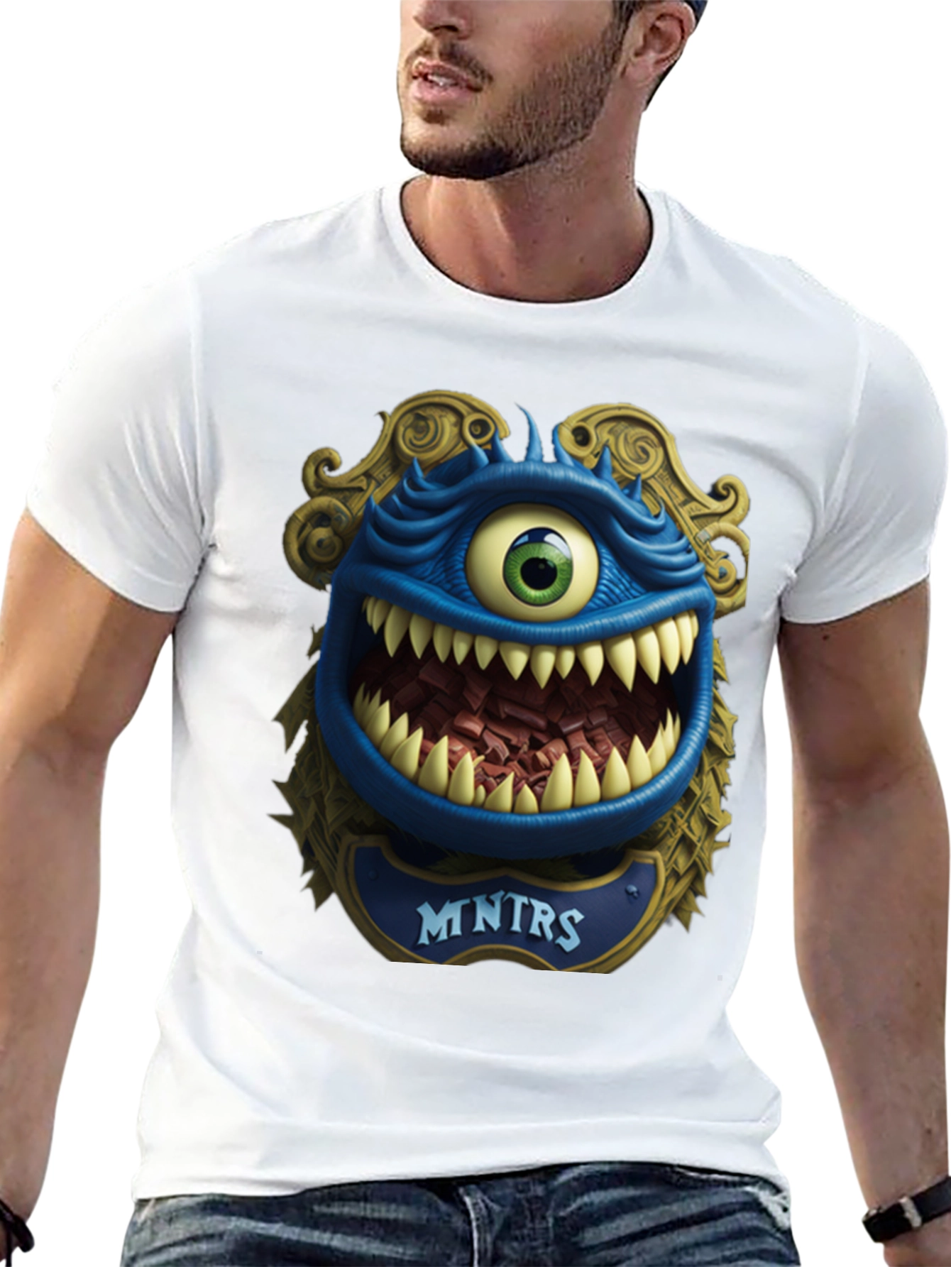 Monster Graphic T-Shirt: Mntrs Design