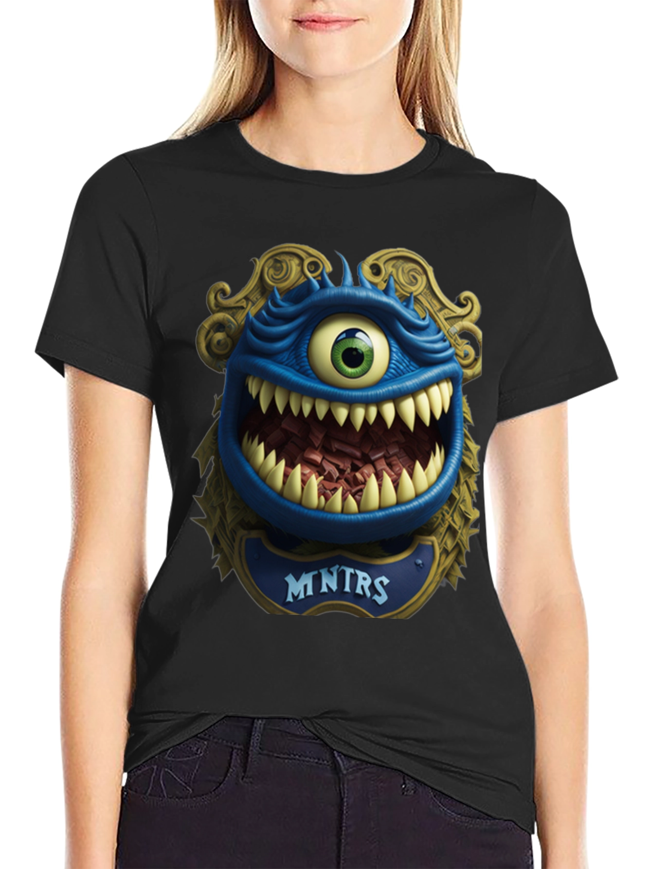 Monster Graphic T-Shirt: Mntrs Design