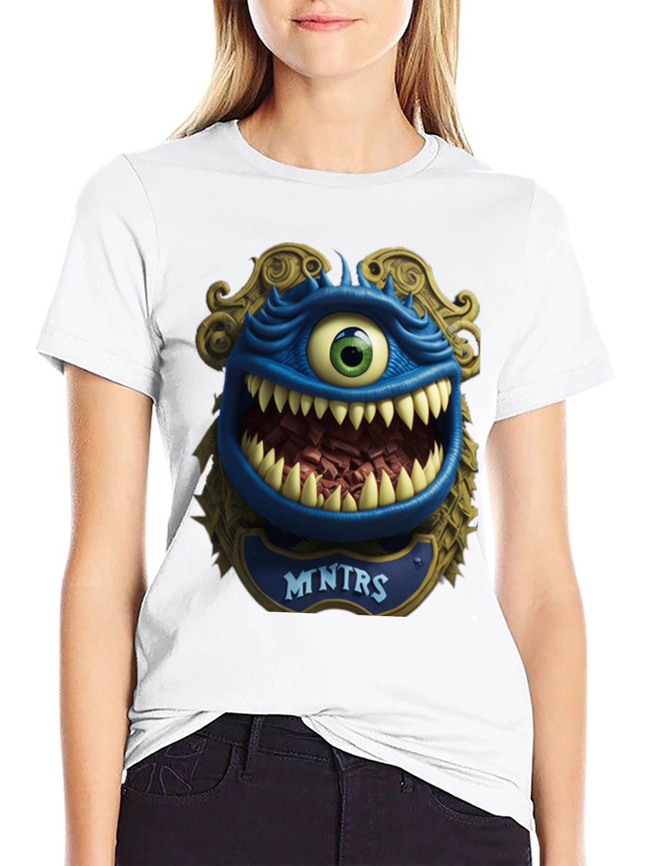 Monster Graphic T-Shirt: Mntrs Design