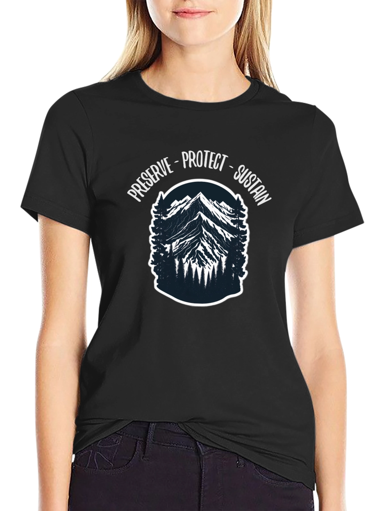 Preserve Protect Sustain Nature Graphic T-Shirt