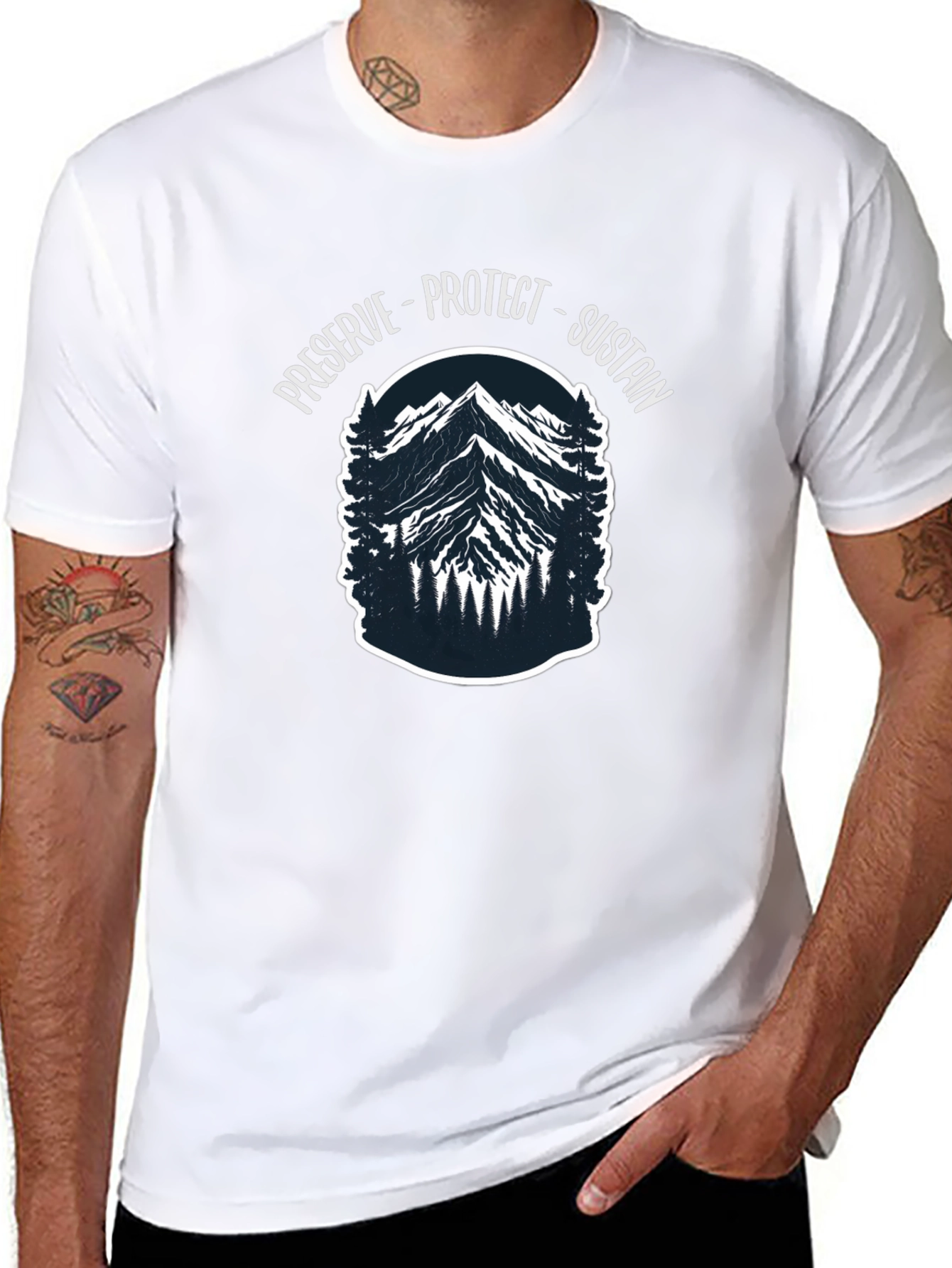 Preserve Protect Sustain Nature Graphic T-Shirt