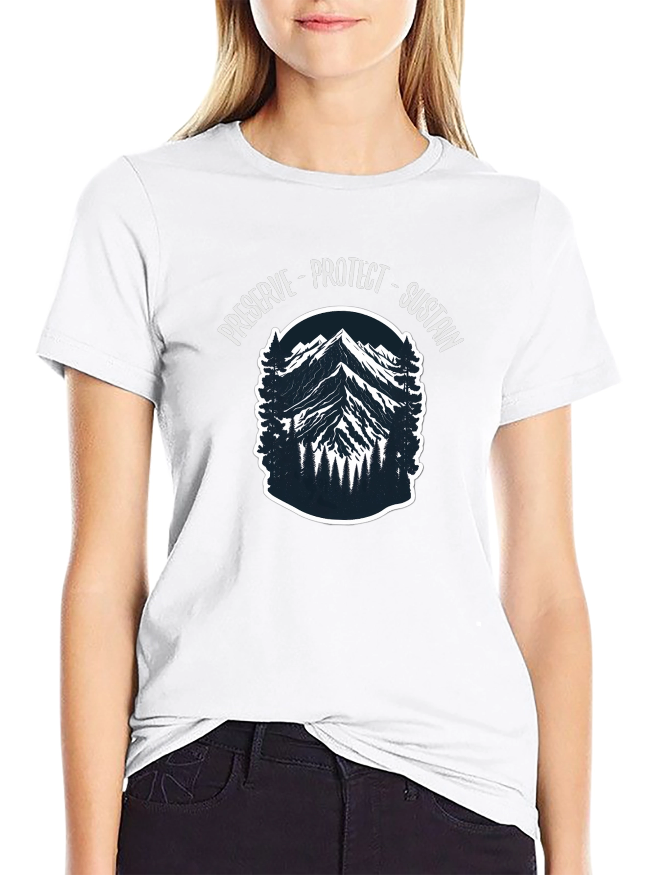 Preserve Protect Sustain Nature Graphic T-Shirt
