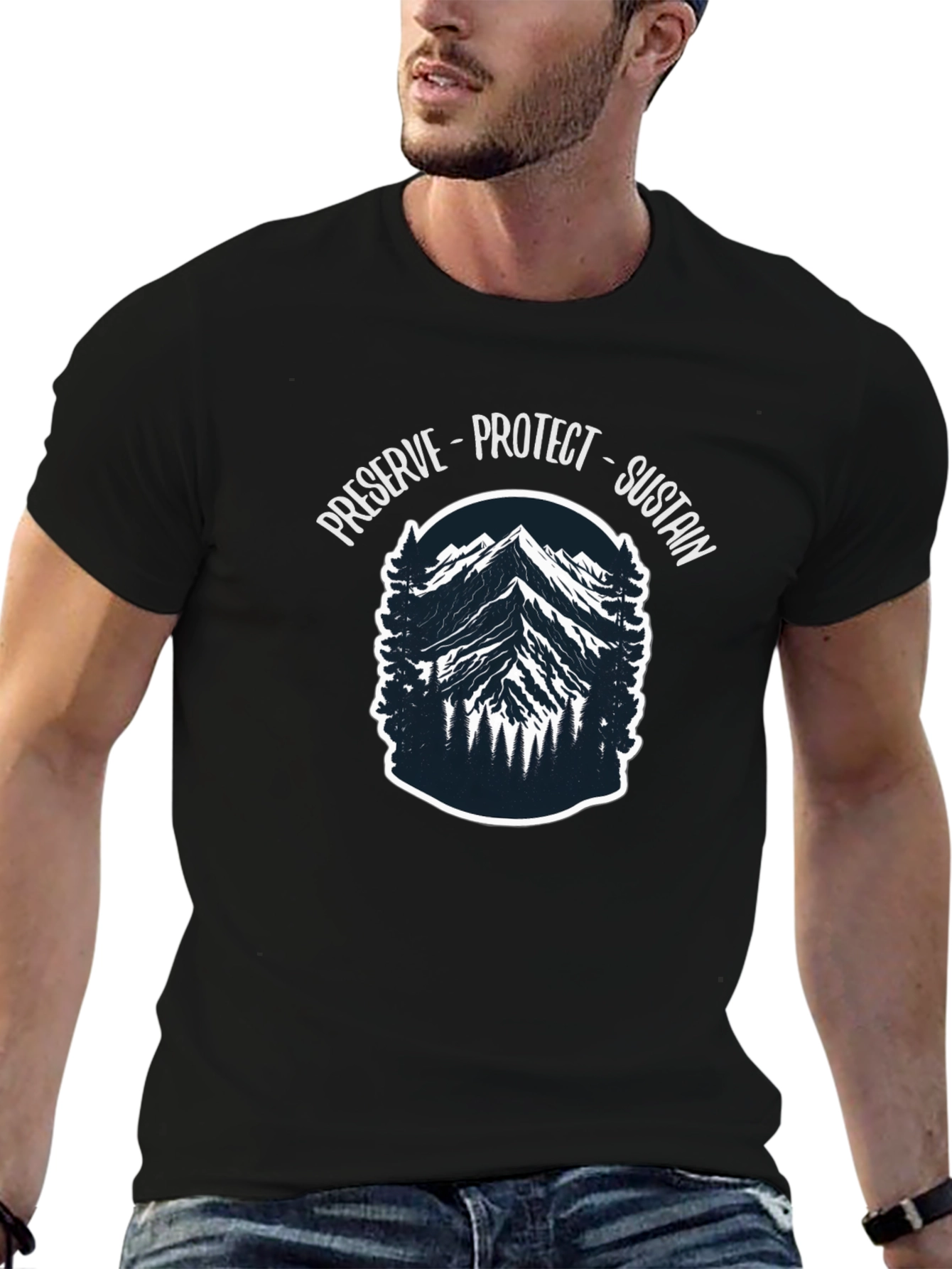 Preserve Protect Sustain Nature Graphic T-Shirt