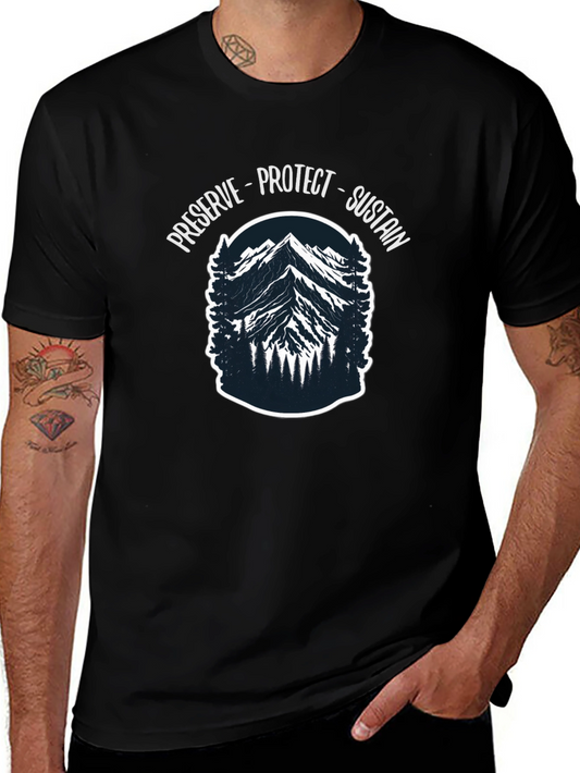 Preserve Protect Sustain Nature Graphic T-Shirt