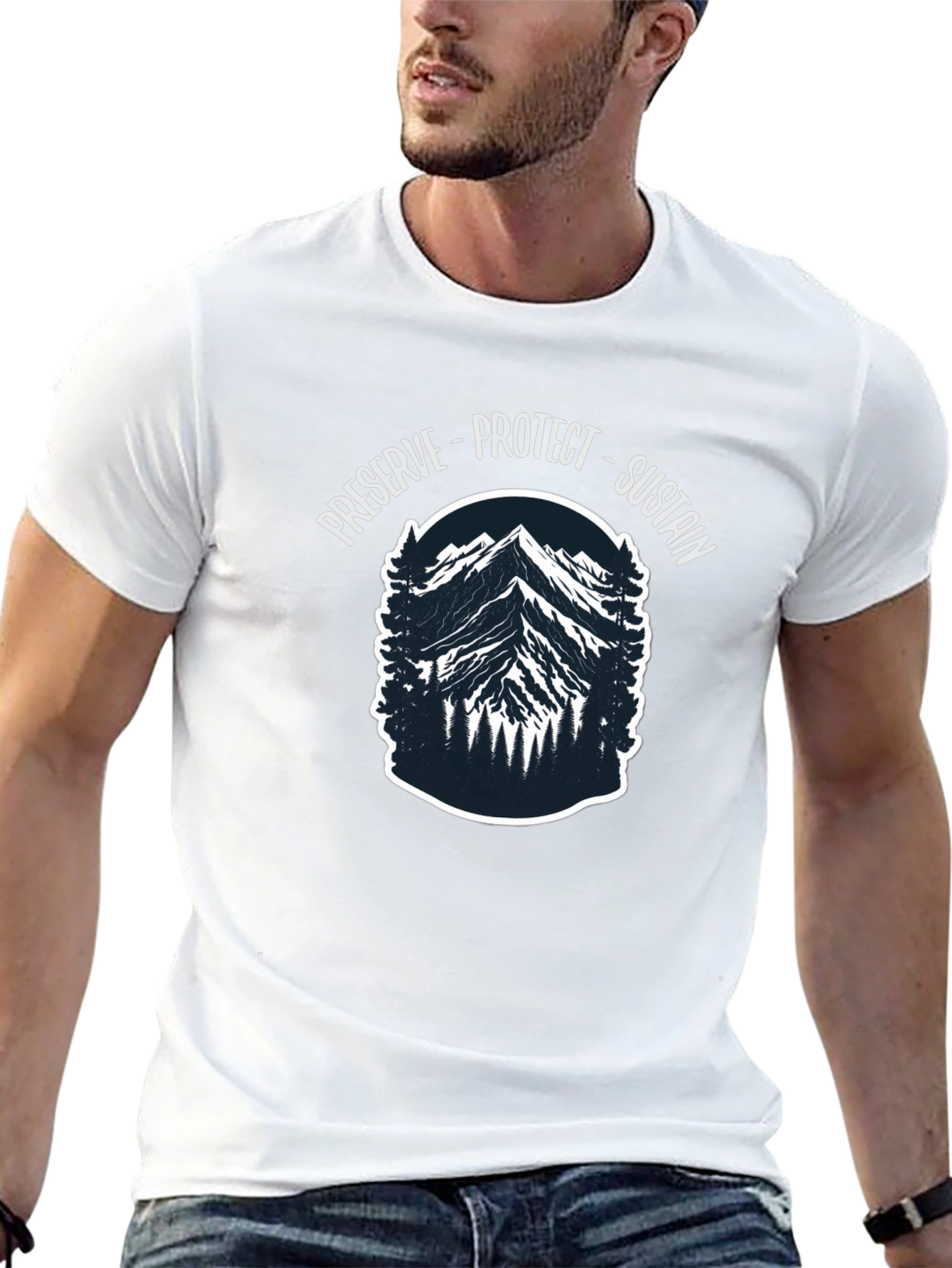 Preserve Protect Sustain Nature Graphic T-Shirt