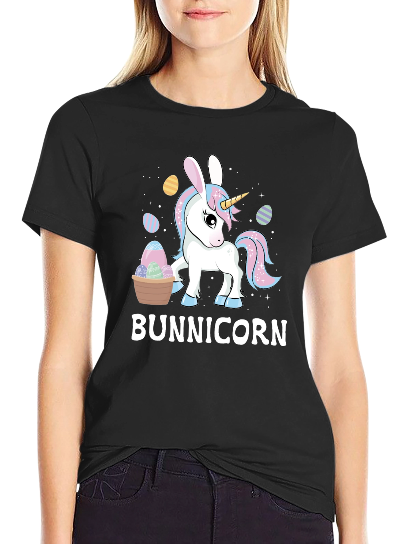 Bunicorn Easter Graphic Tee