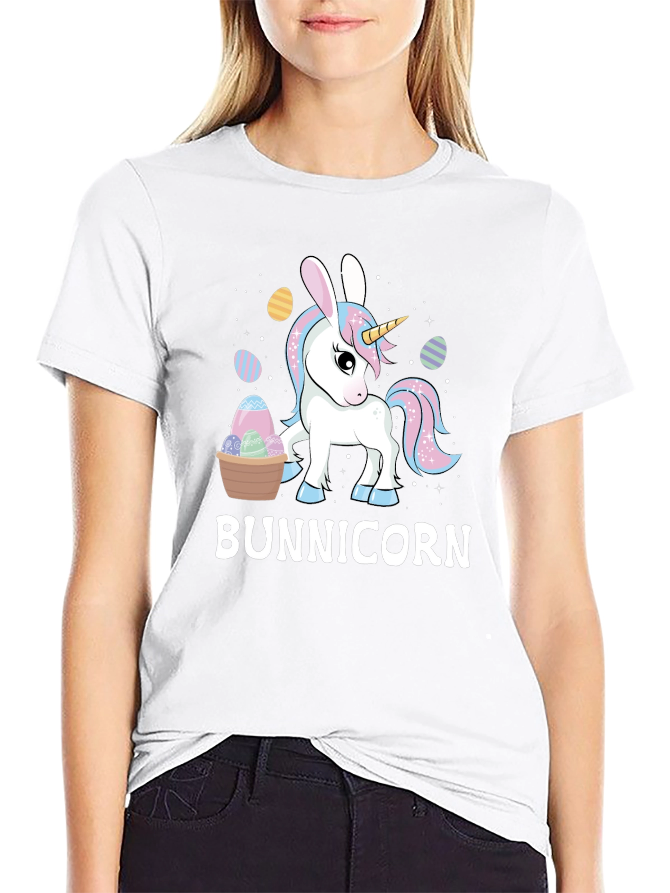 Bunicorn Easter Graphic Tee
