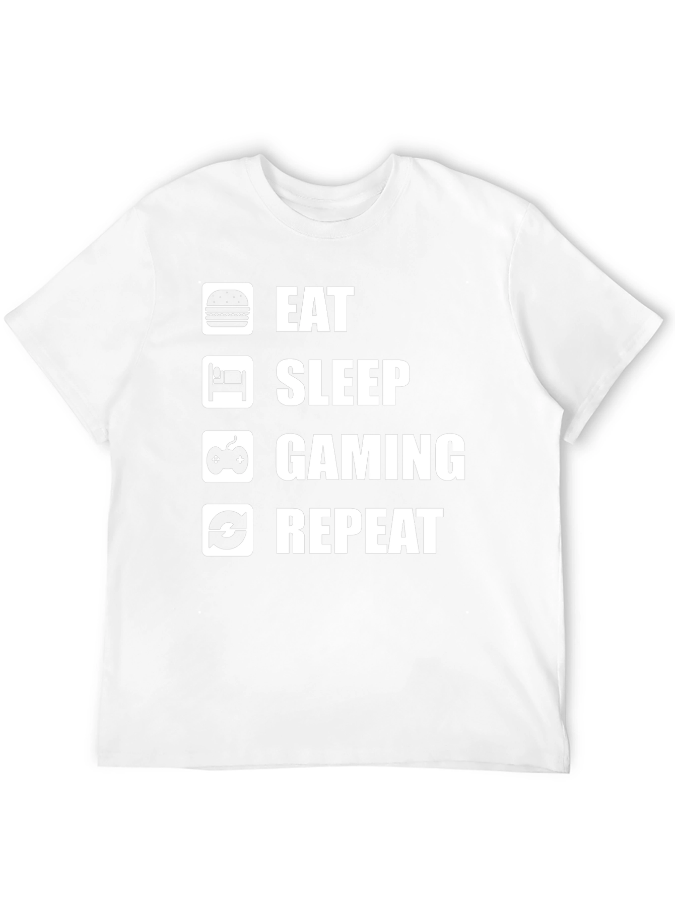 Eat Sleep Gaming Repeat T-Shirt - Gamer Life
