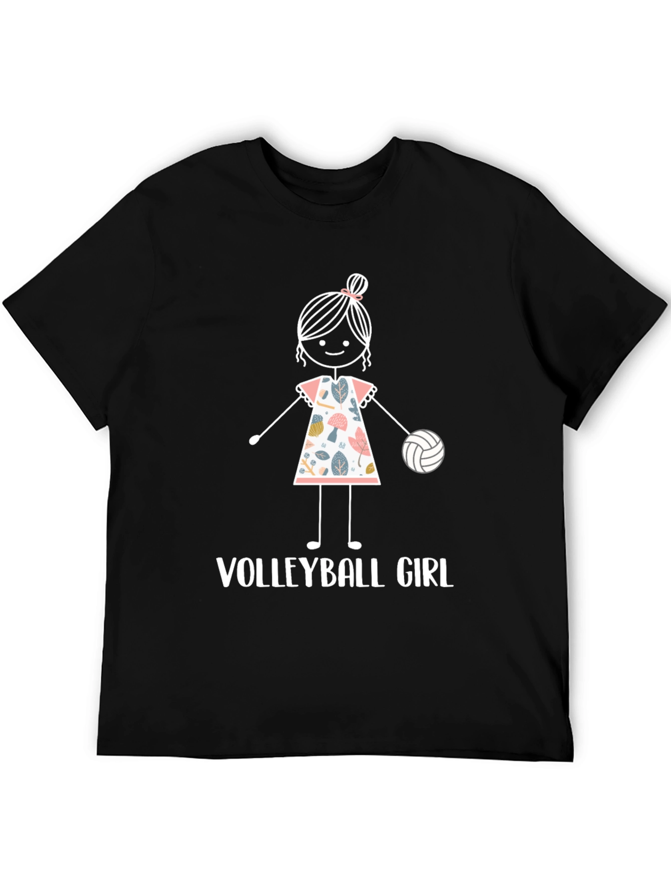 Volleyball Girl Tee - Sporty Womens Graphic T-Shirt