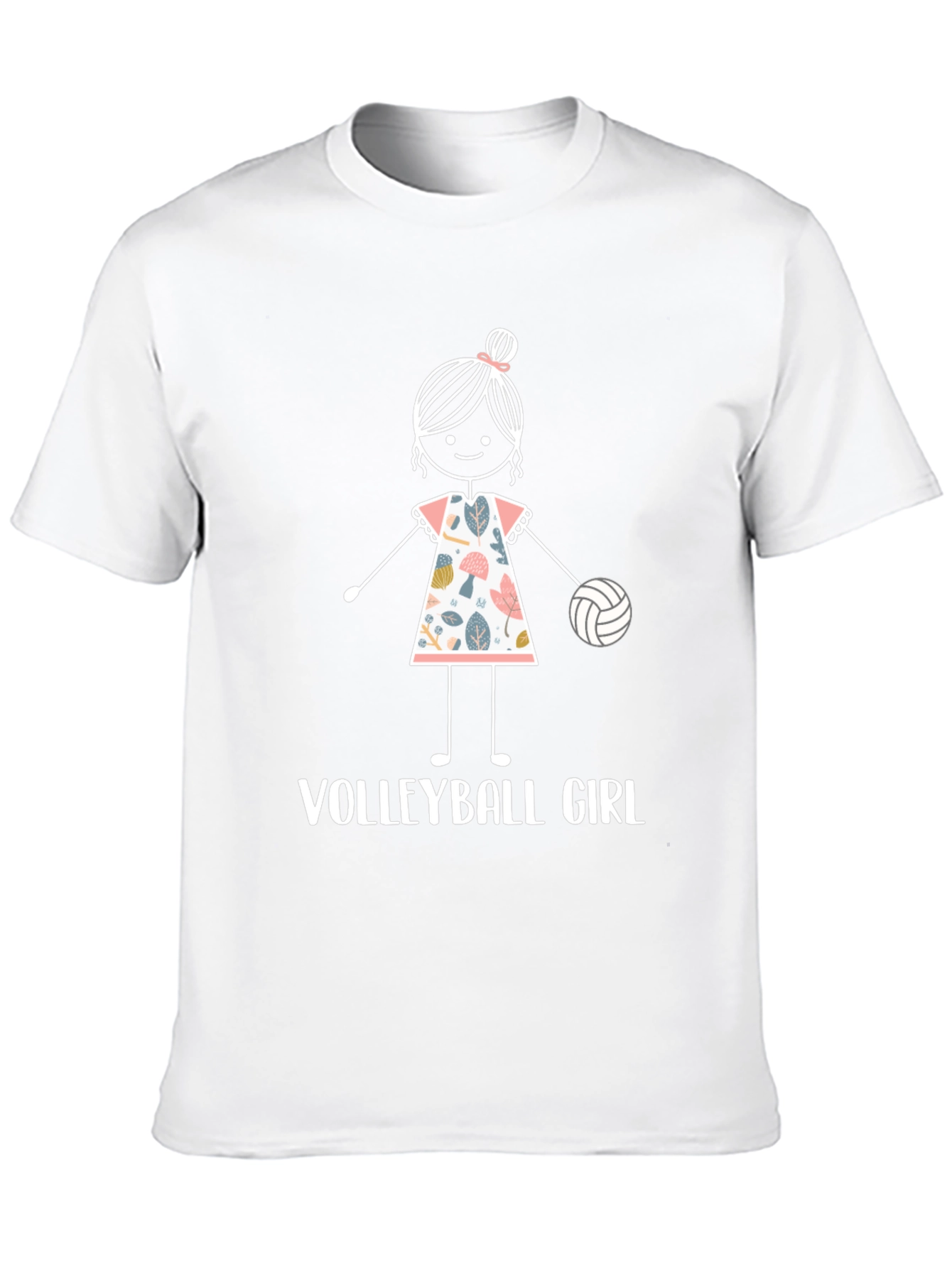 Volleyball Girl Tee - Sporty Womens Graphic T-Shirt