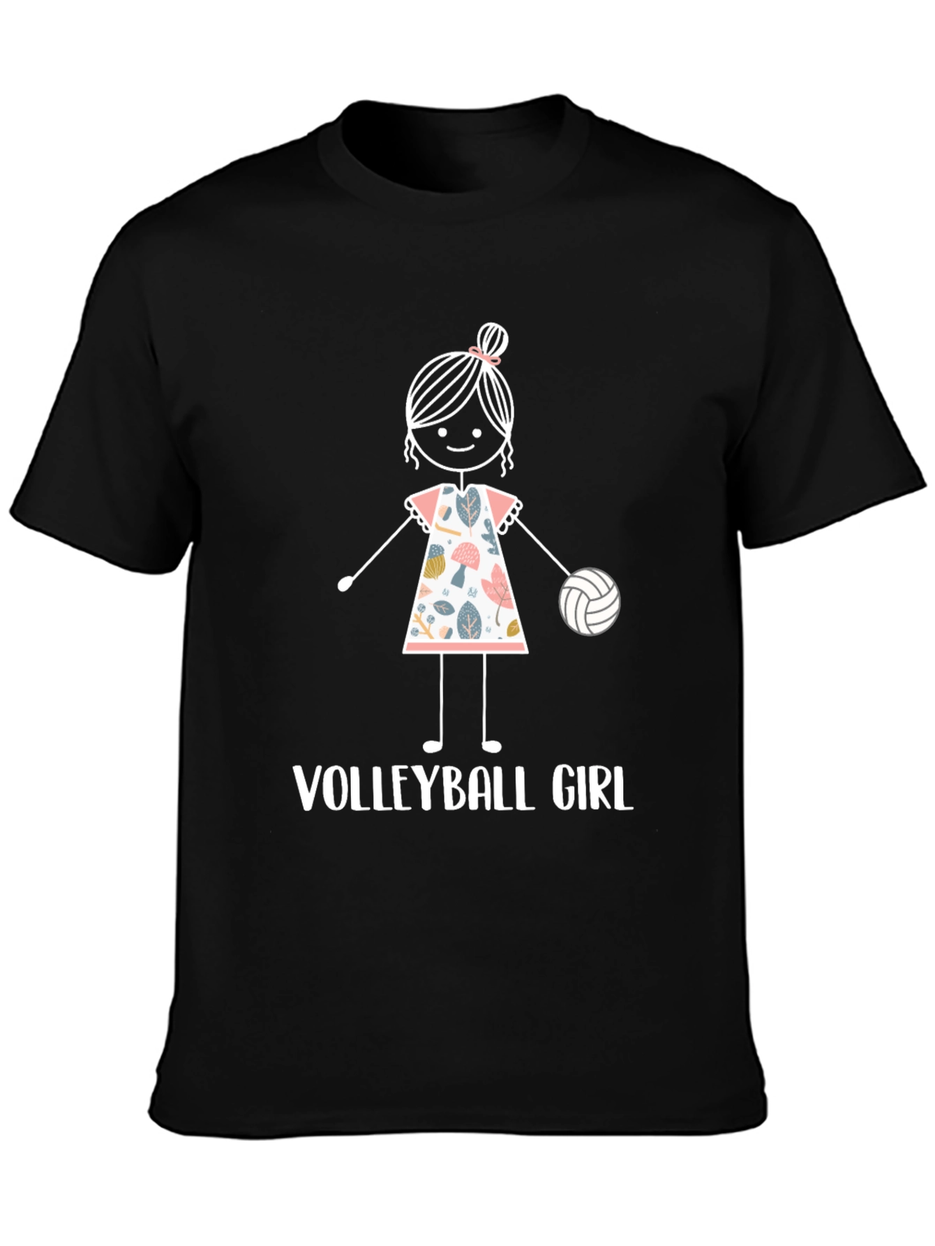 Volleyball Girl Tee - Sporty Womens Graphic T-Shirt