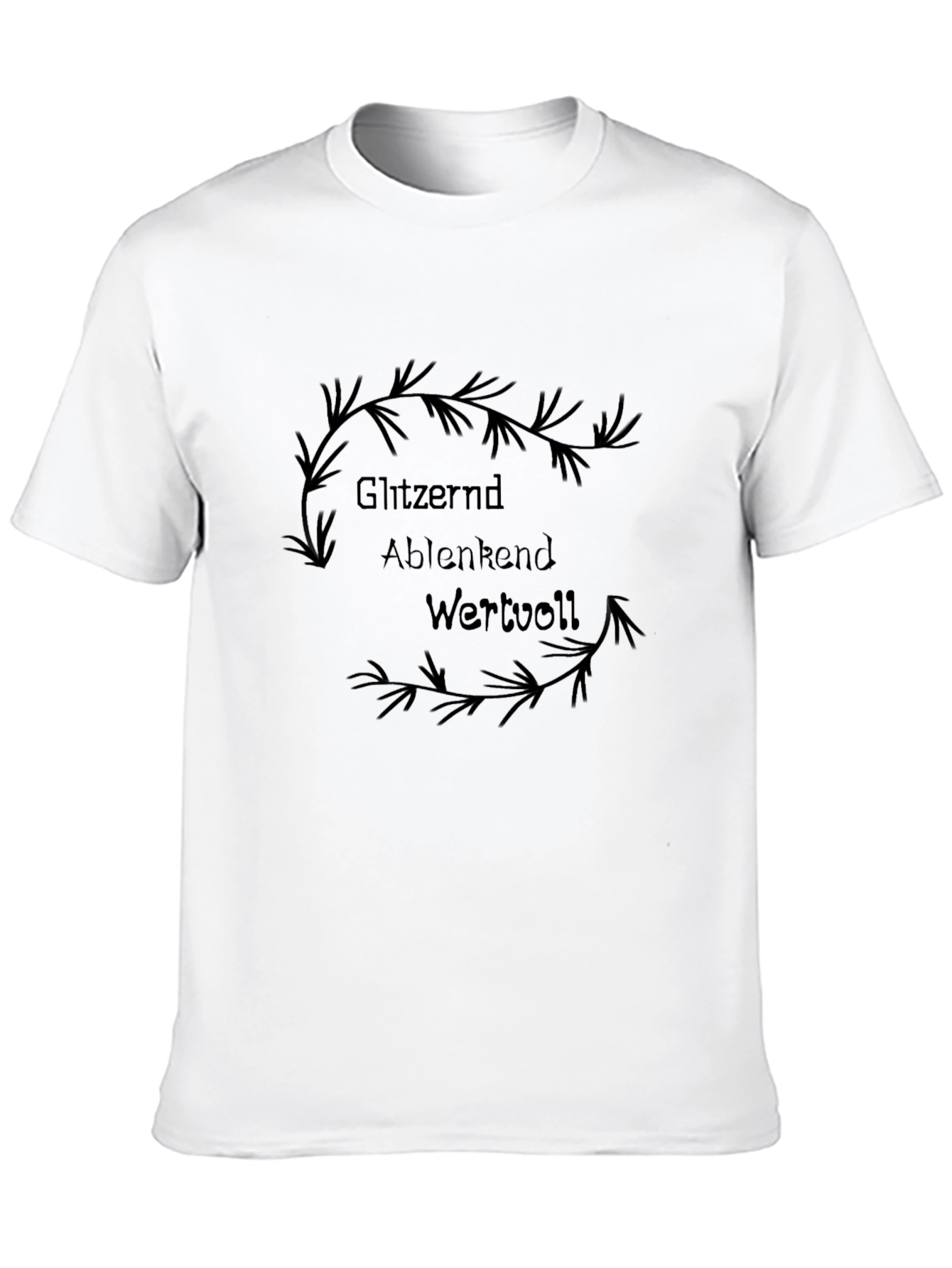 Glitzernd T-Shirt - Black