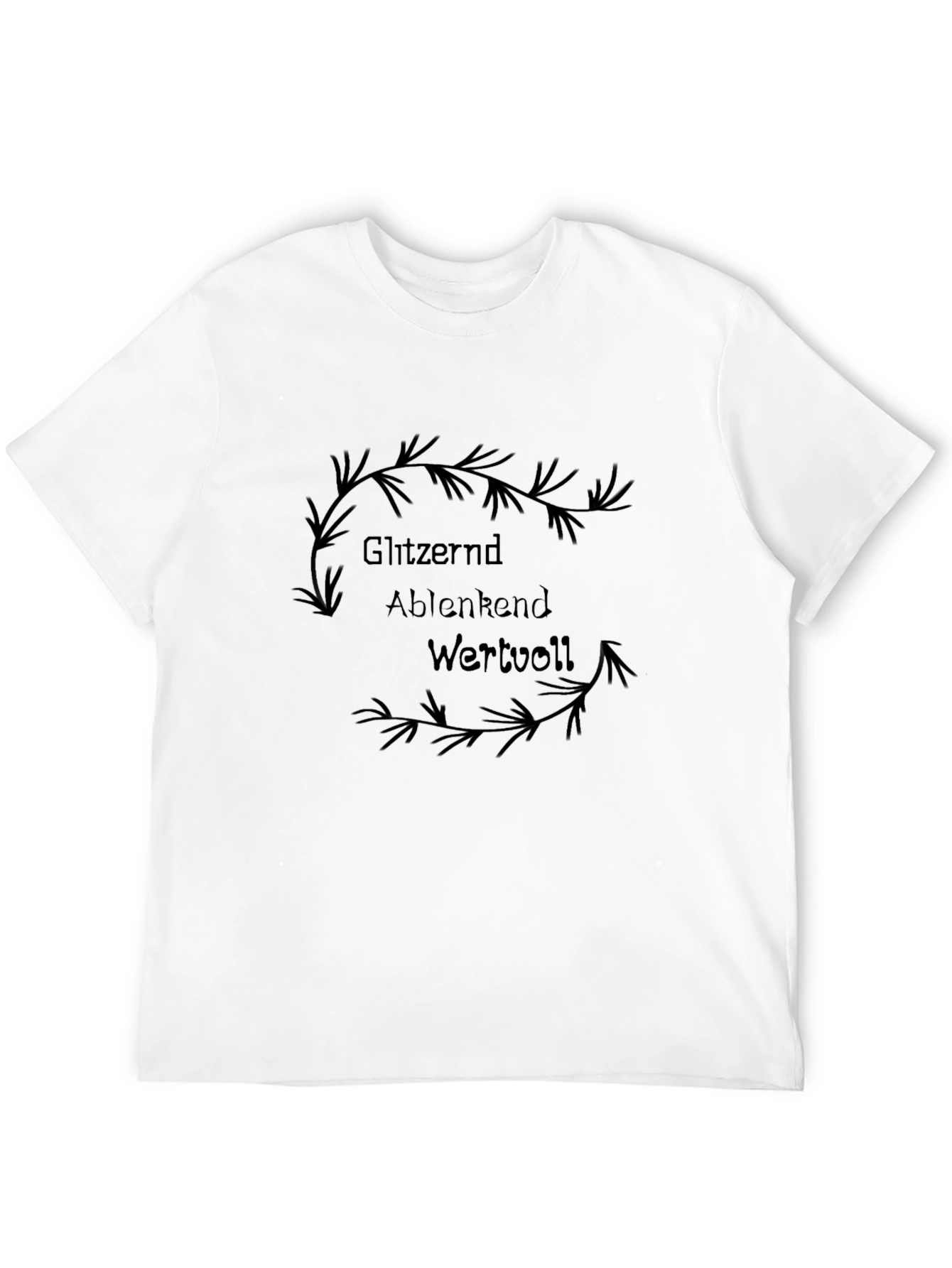 Glitzernd T-Shirt - Black