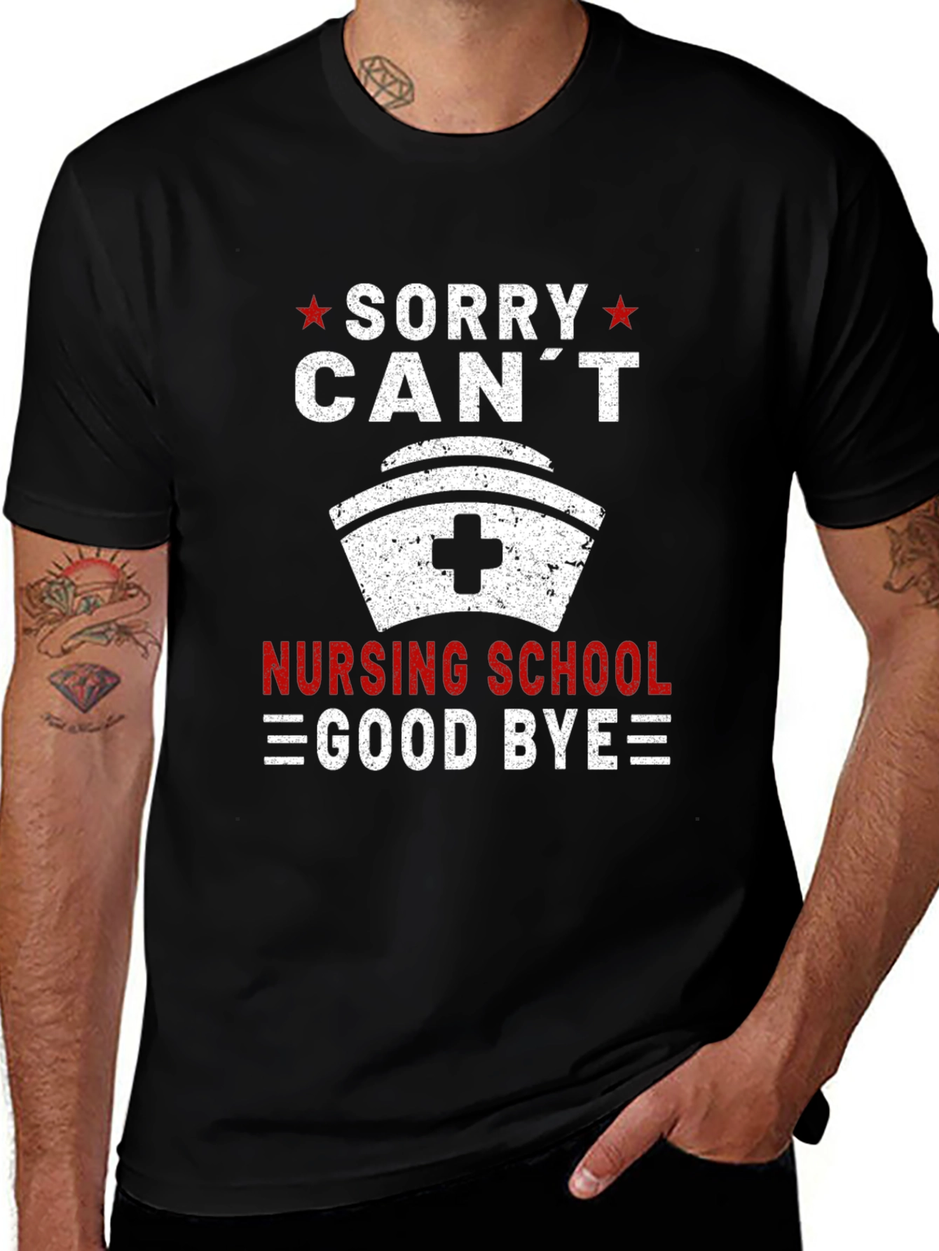Sorry Cant Nursing School Goodbye T-Shirt