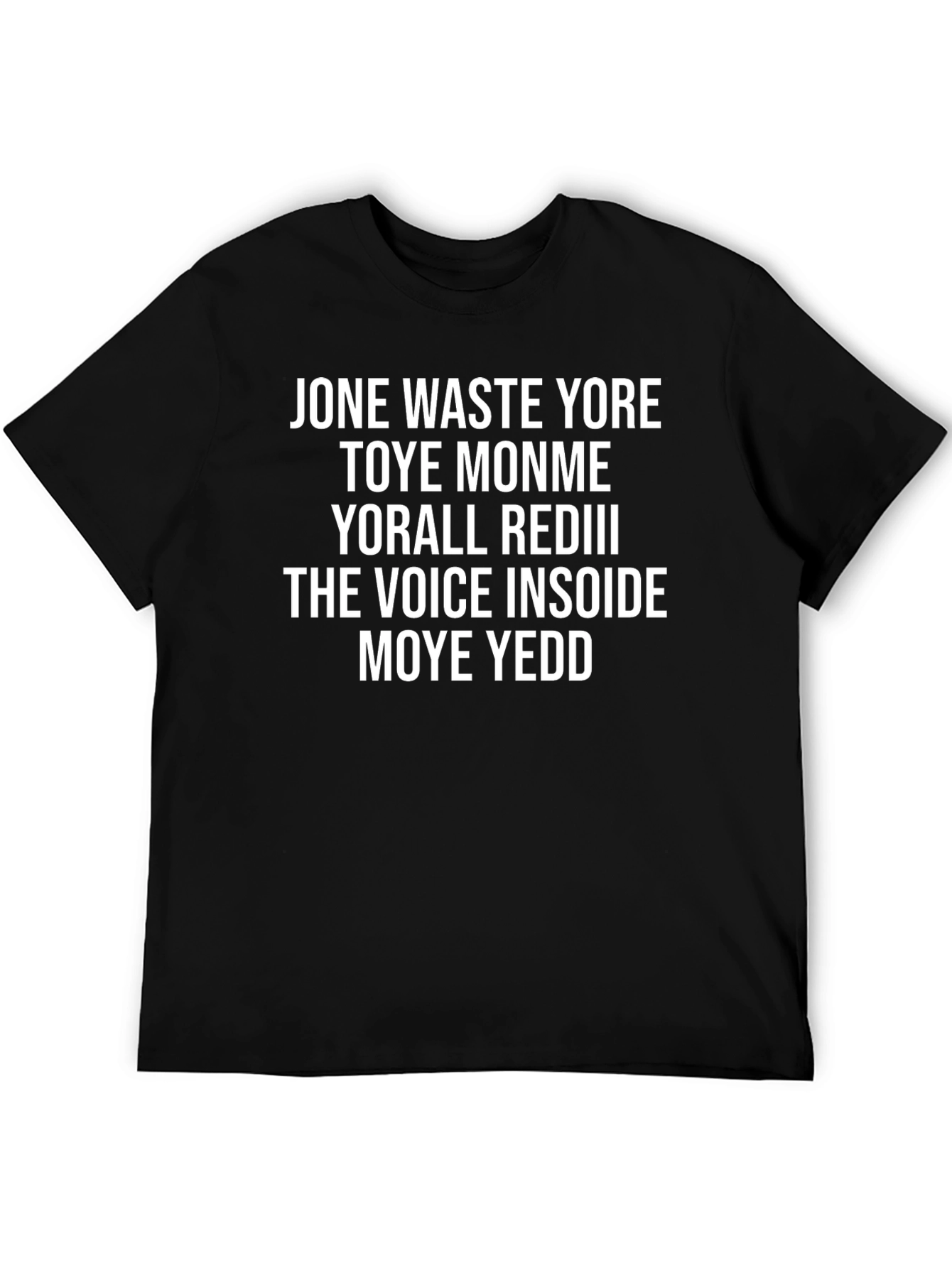 Humorous Yed Black T-Shirt