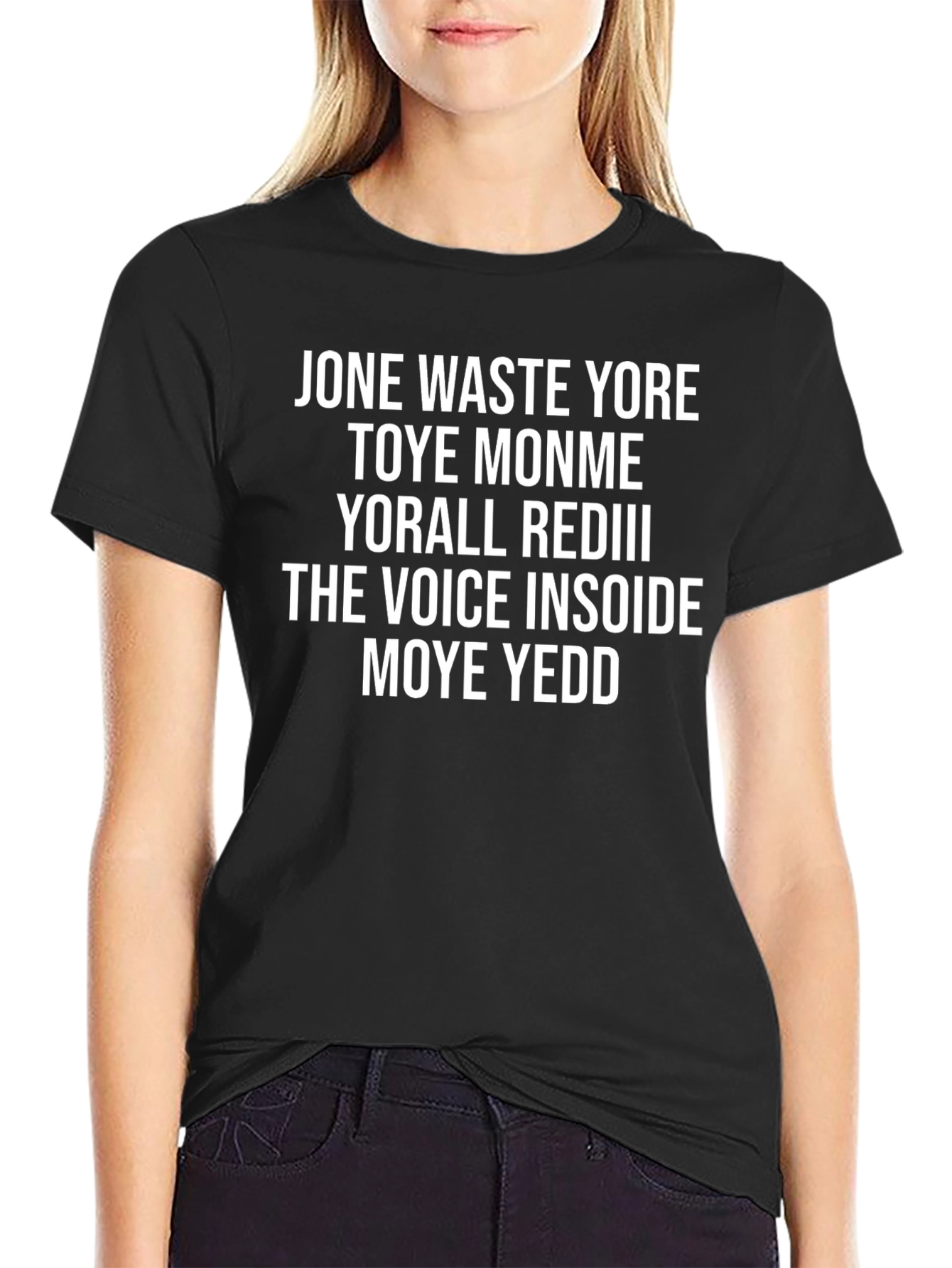 Humorous Yed Black T-Shirt