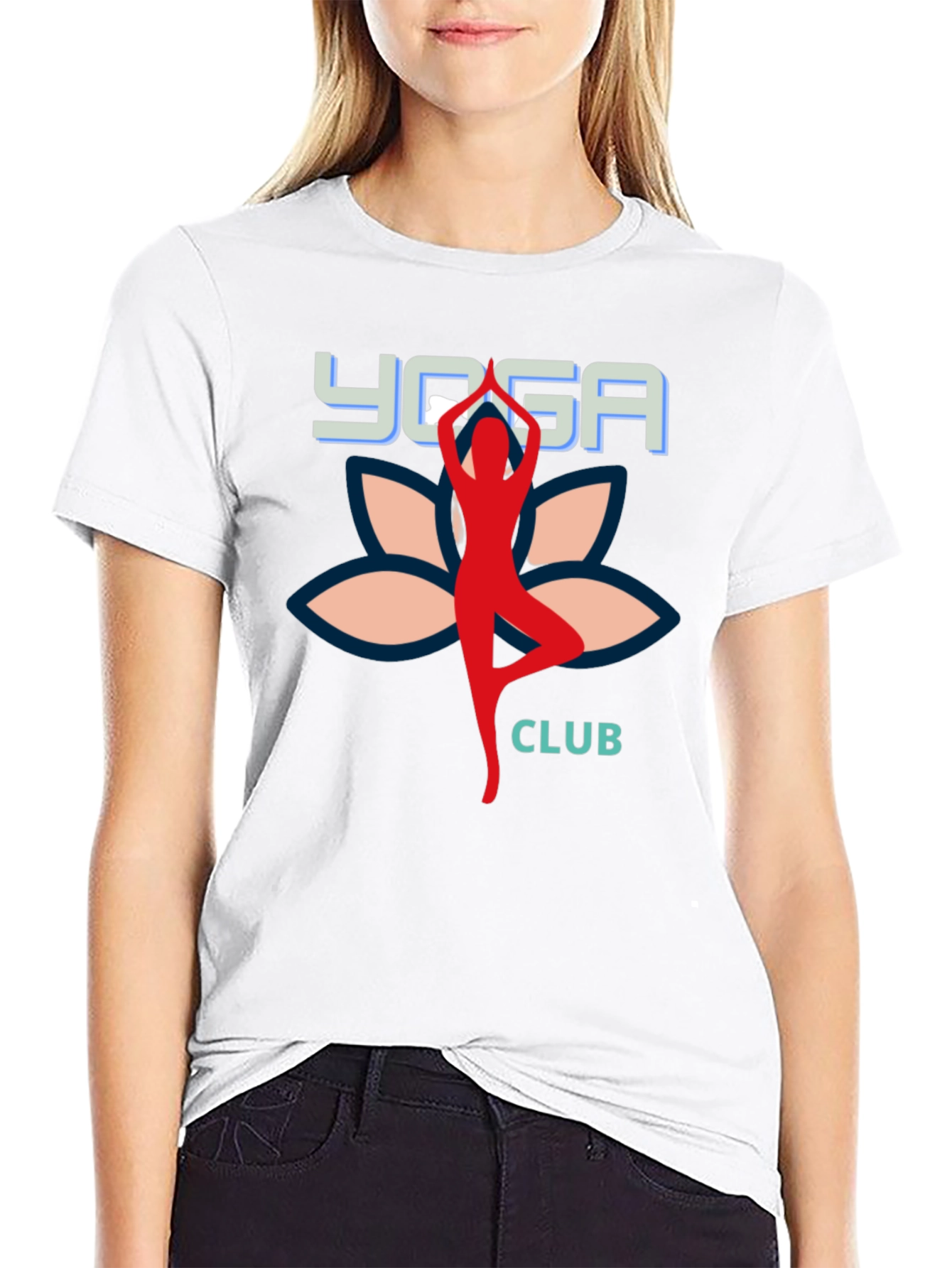 Yoga Club Black T-Shirt for Men
