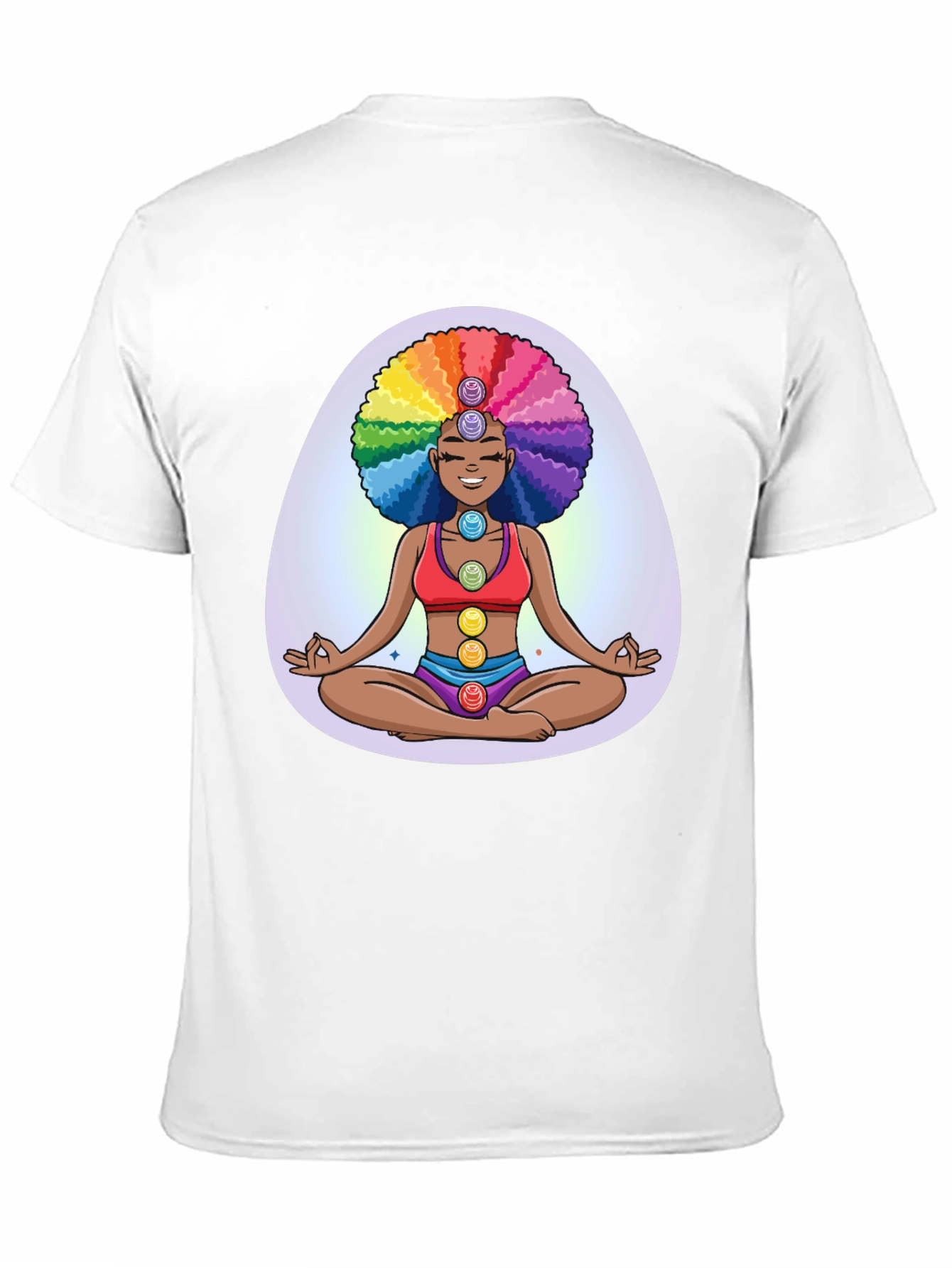 Chakra Girl Graphic Tee - Meditate in Style