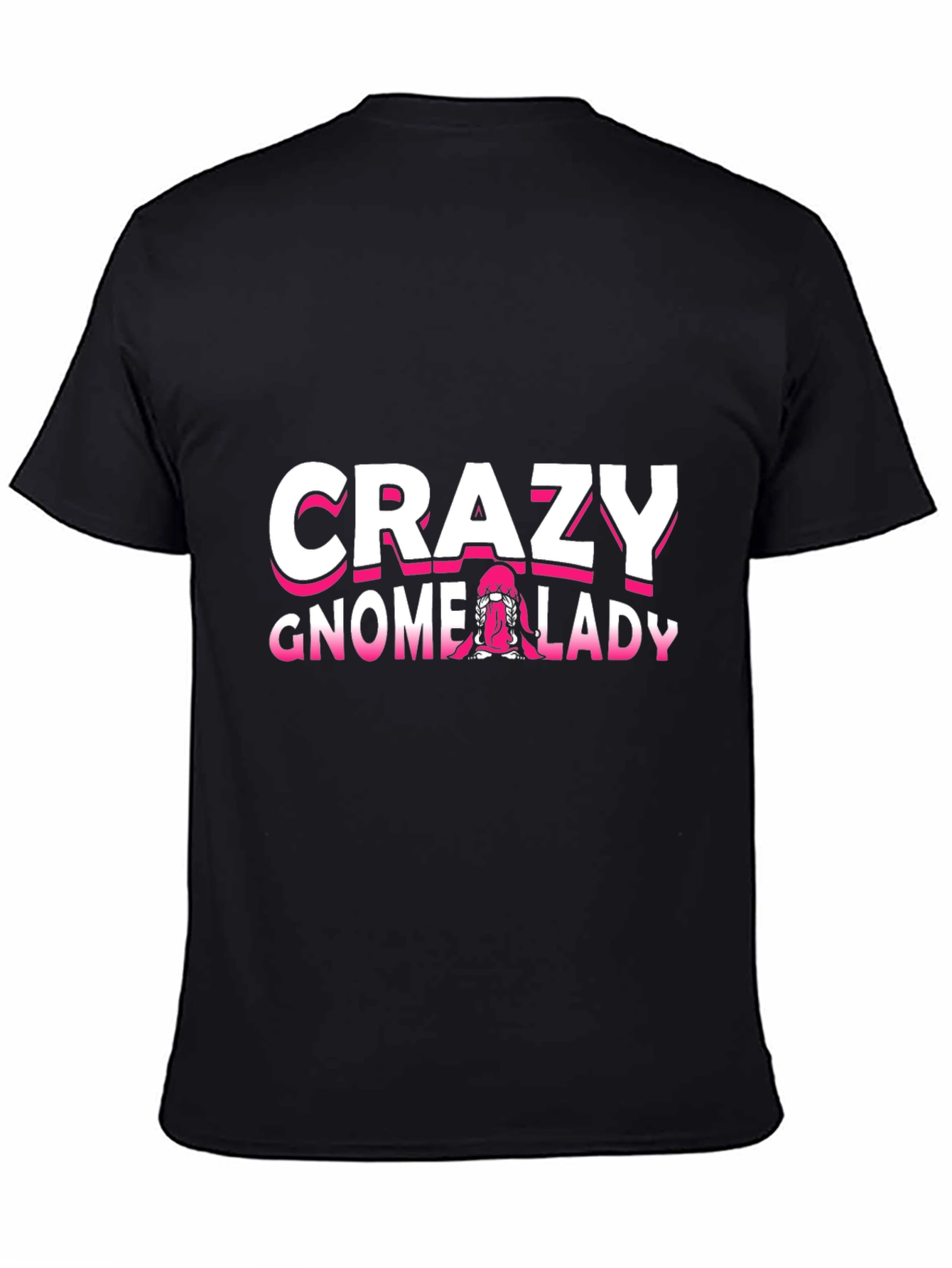 Crazy Gnome Lady T-Shirt