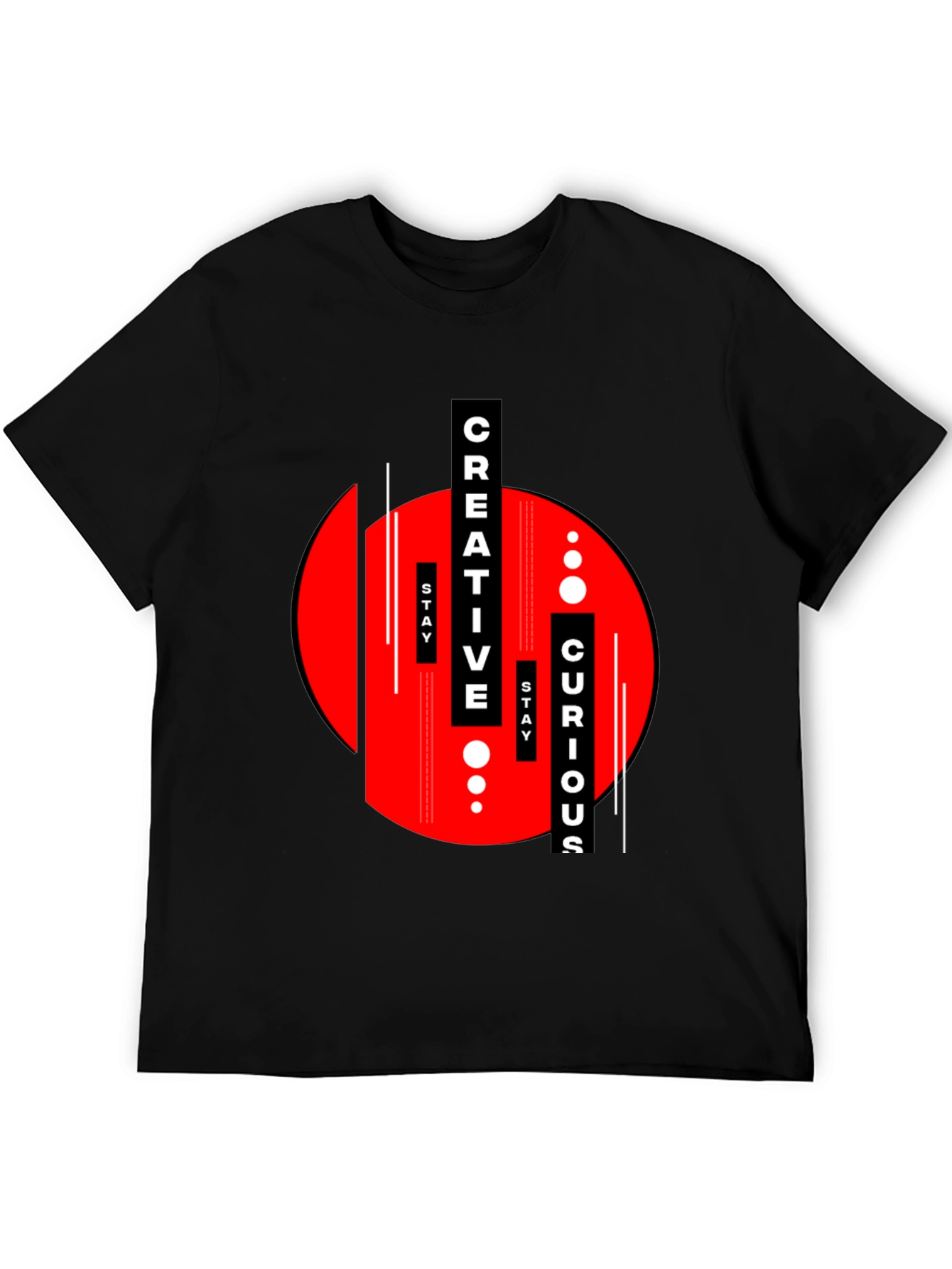 Creative Curious Graphic Tee - Modern Streetwear