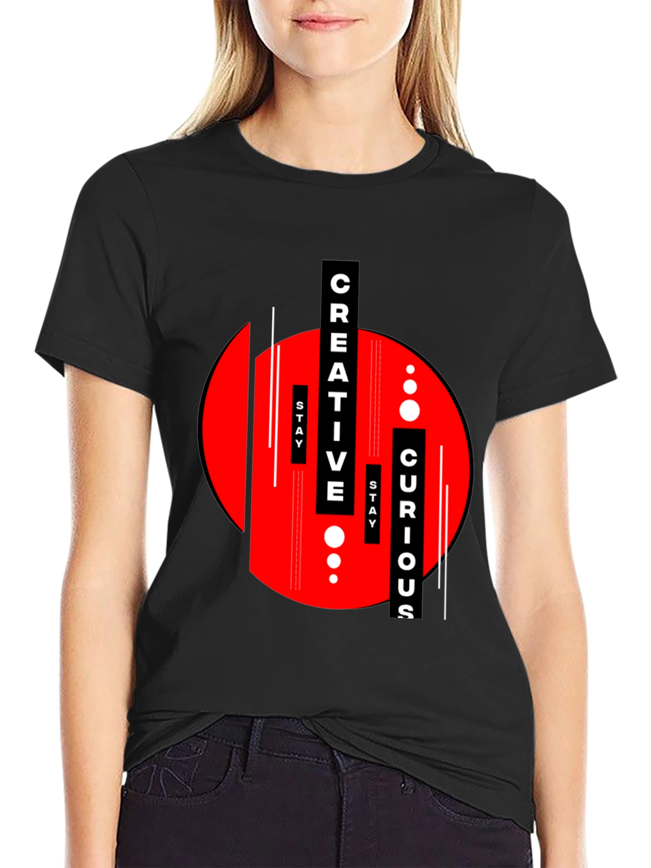 Creative Curious Graphic Tee - Modern Streetwear