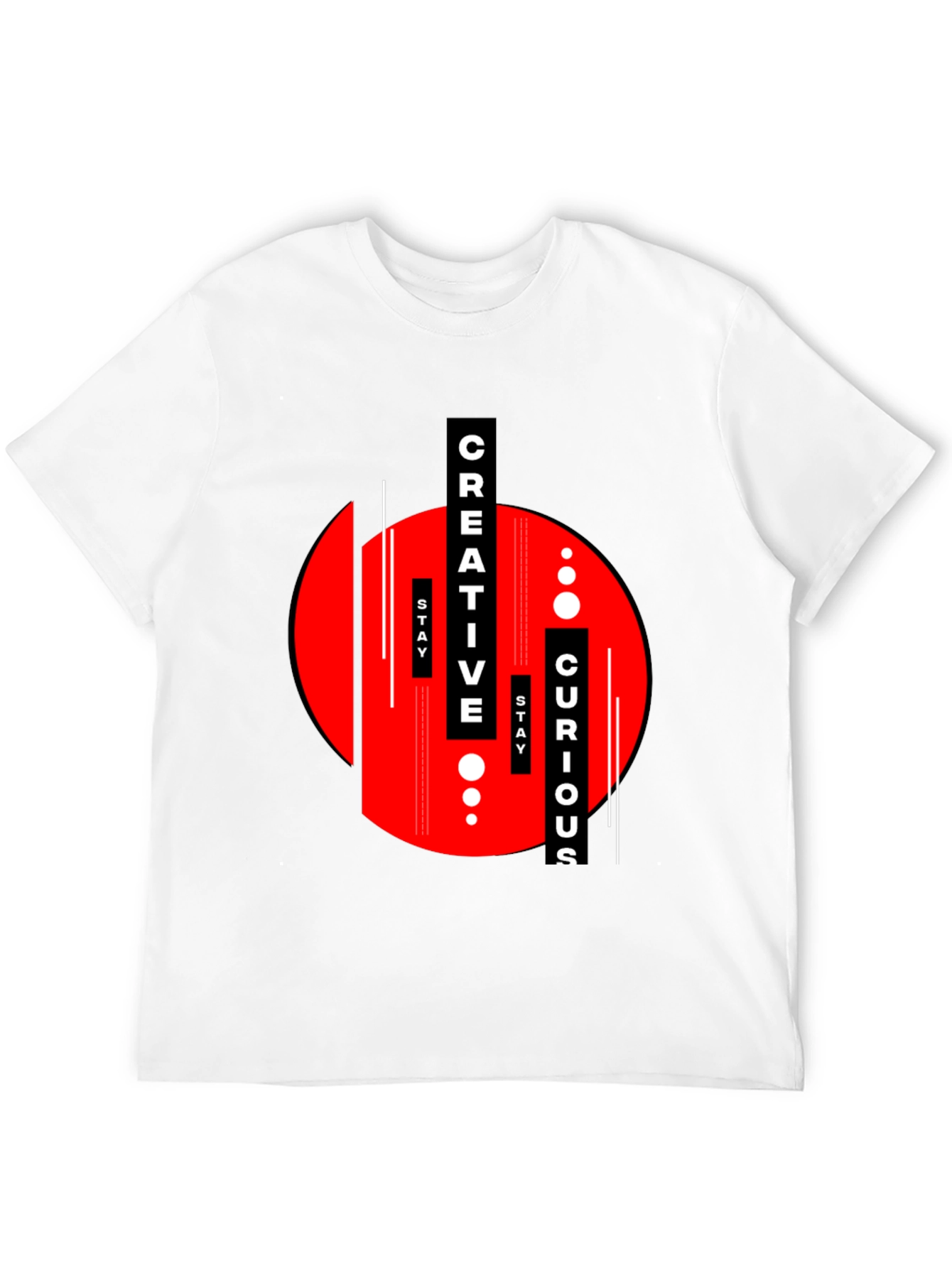 Creative Curious Graphic Tee - Modern Streetwear
