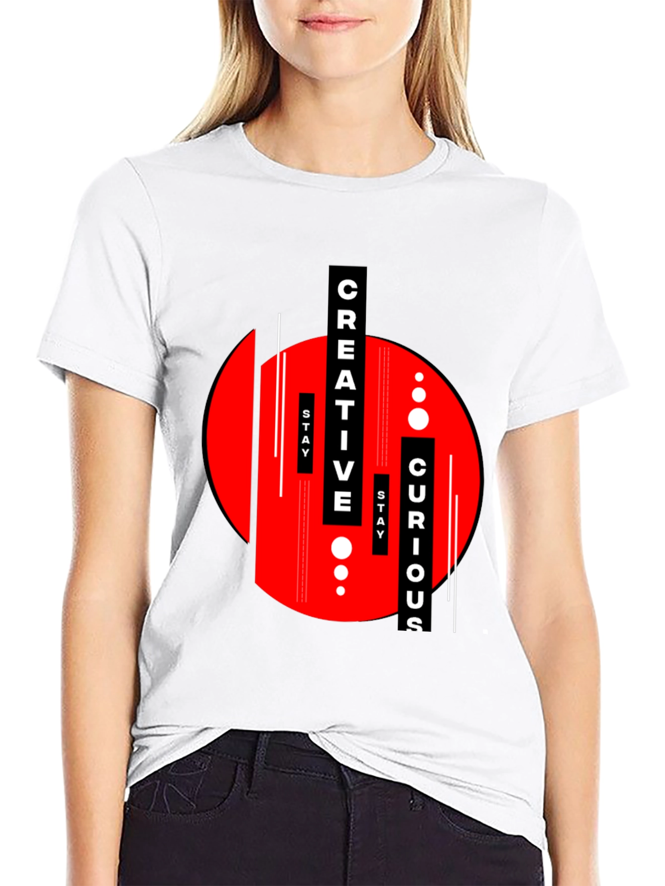Creative Curious Graphic Tee - Modern Streetwear