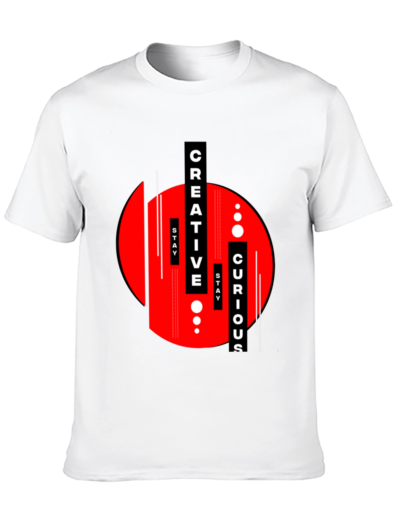 Creative Curious Graphic Tee - Modern Streetwear