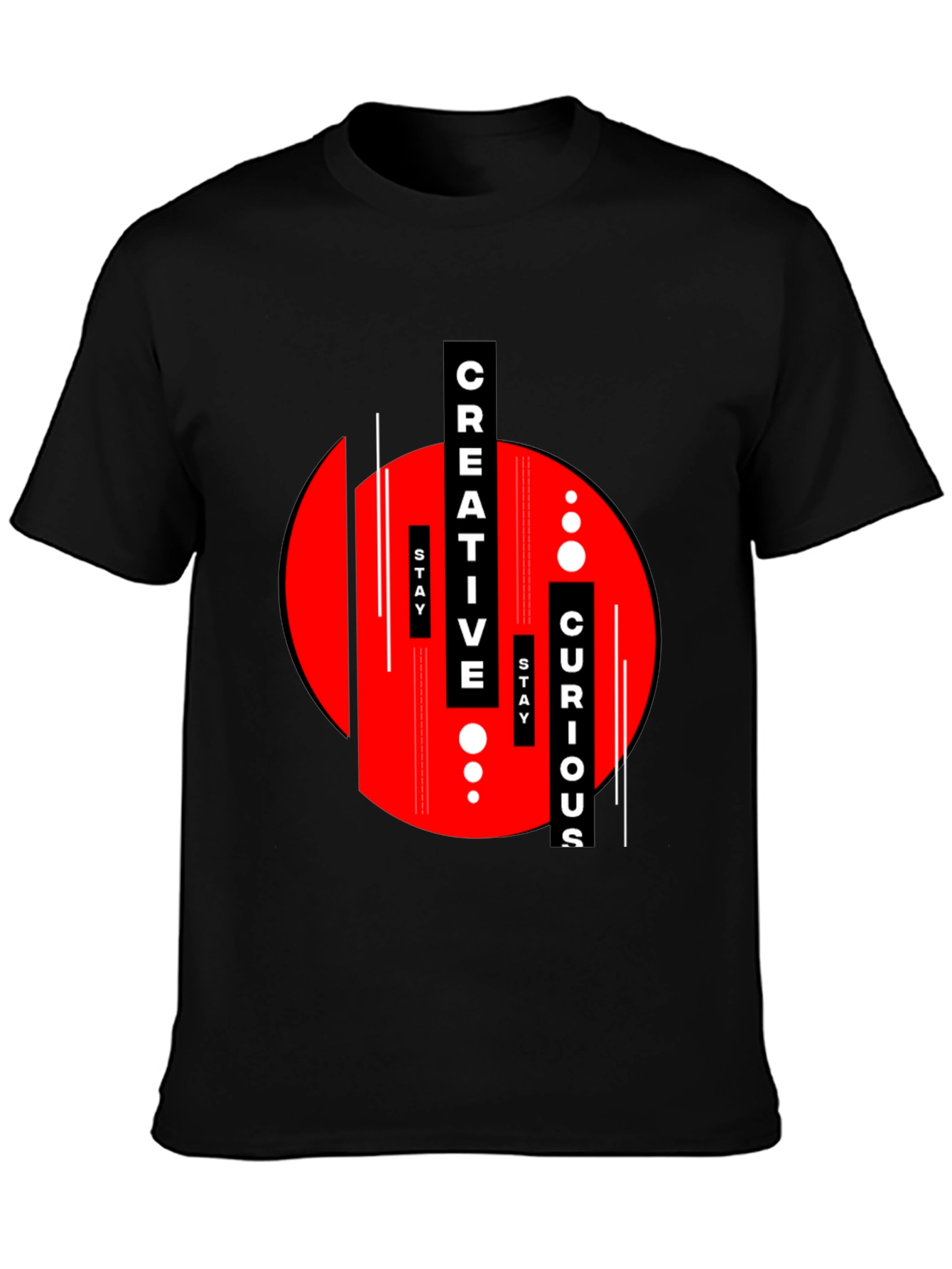 Creative Curious Graphic Tee - Modern Streetwear