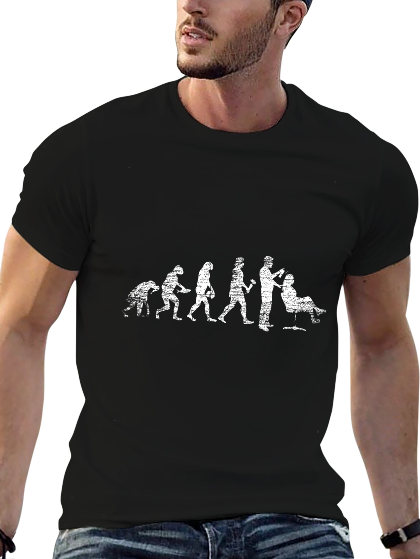 Evolution of Haircuts T-Shirt