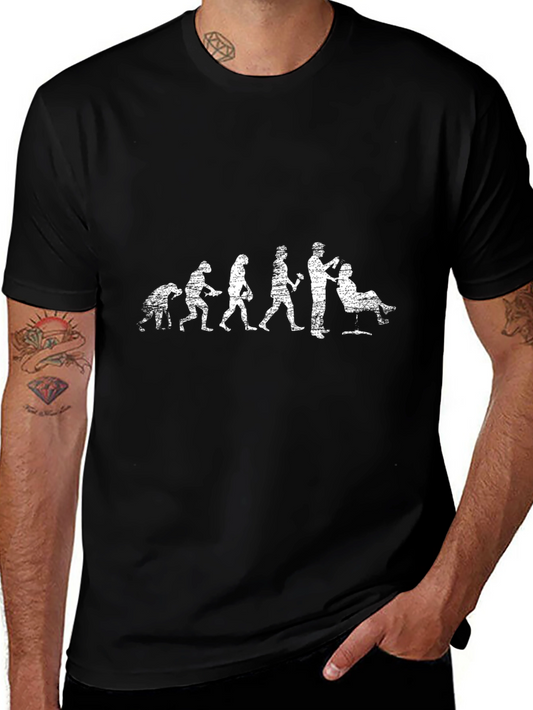 Evolution of Haircuts T-Shirt