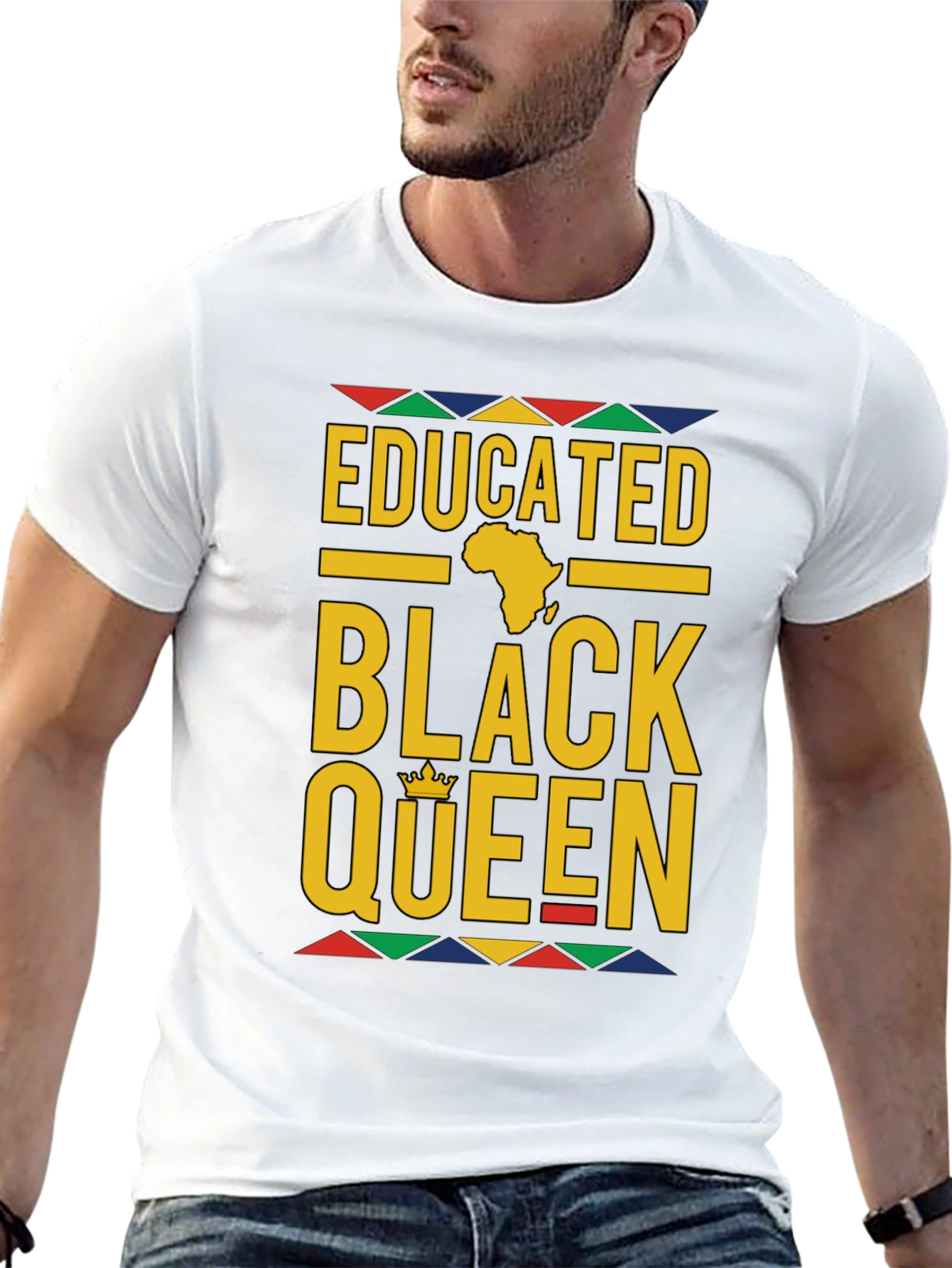 Educated Black Queen T-Shirt - Stylish Graphic Tee