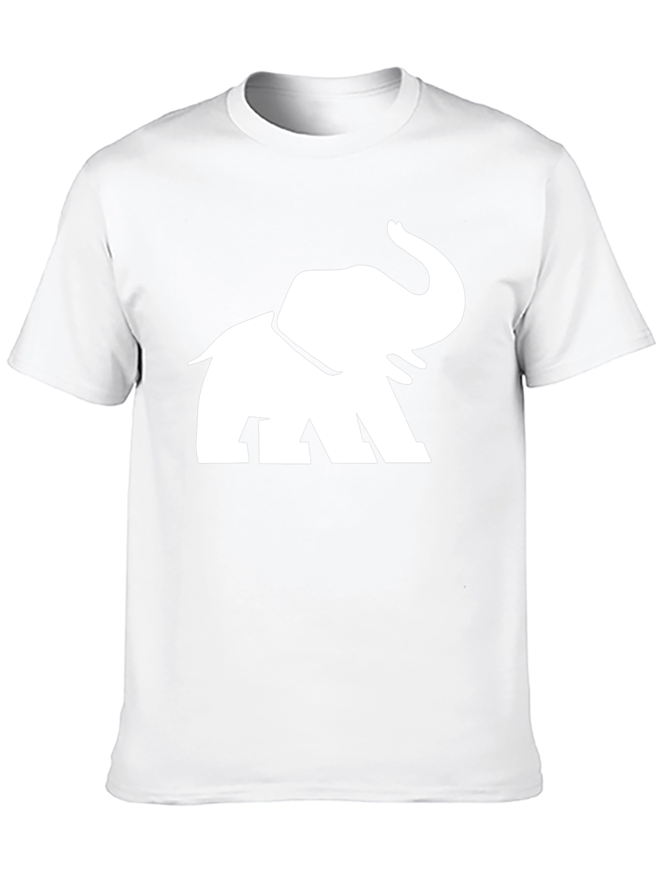Elephant Graphic Tee - Stylish Black Cotton T-Shirt