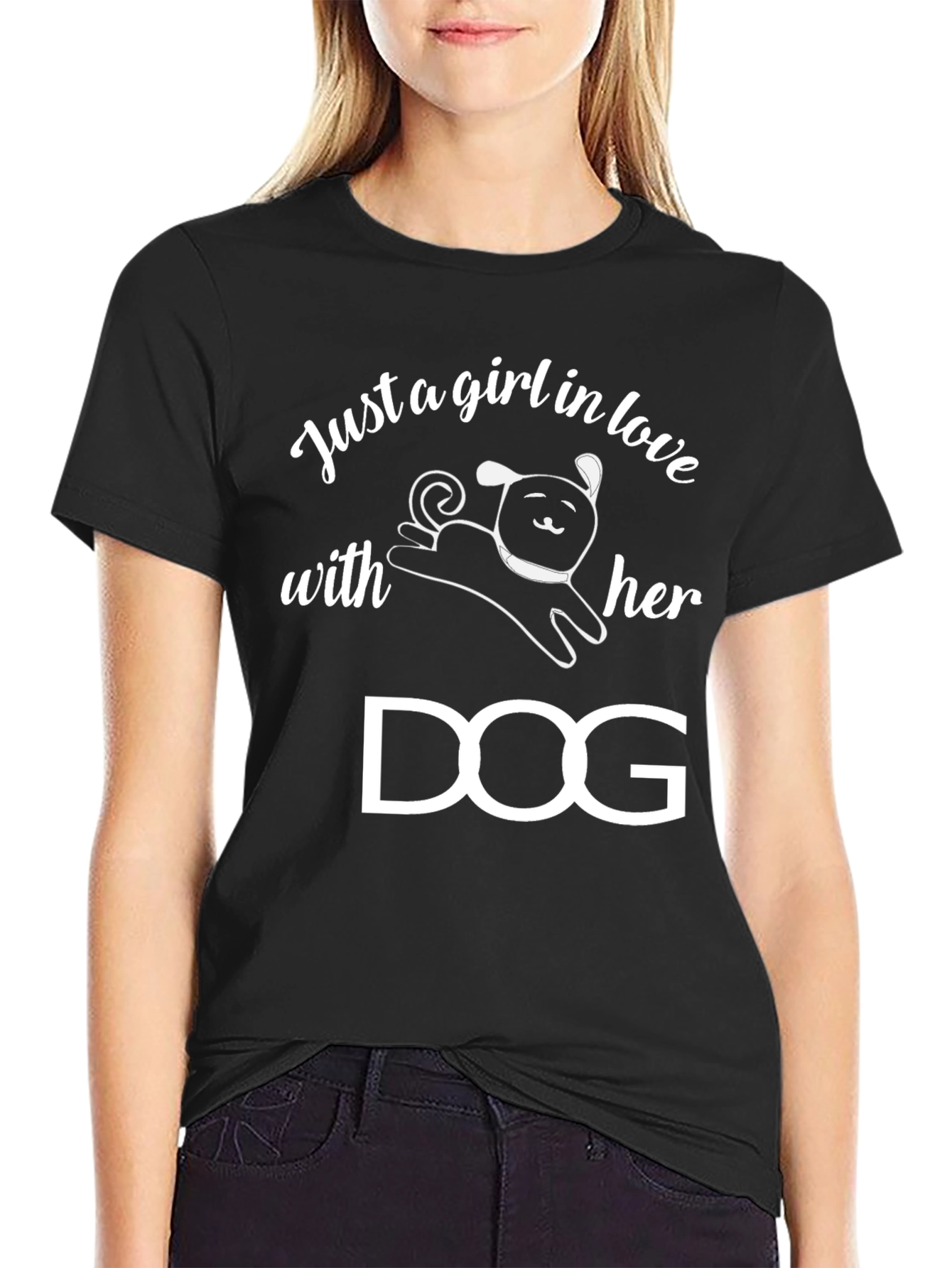 Just A Girl In Love With Her Dog T-Shirt