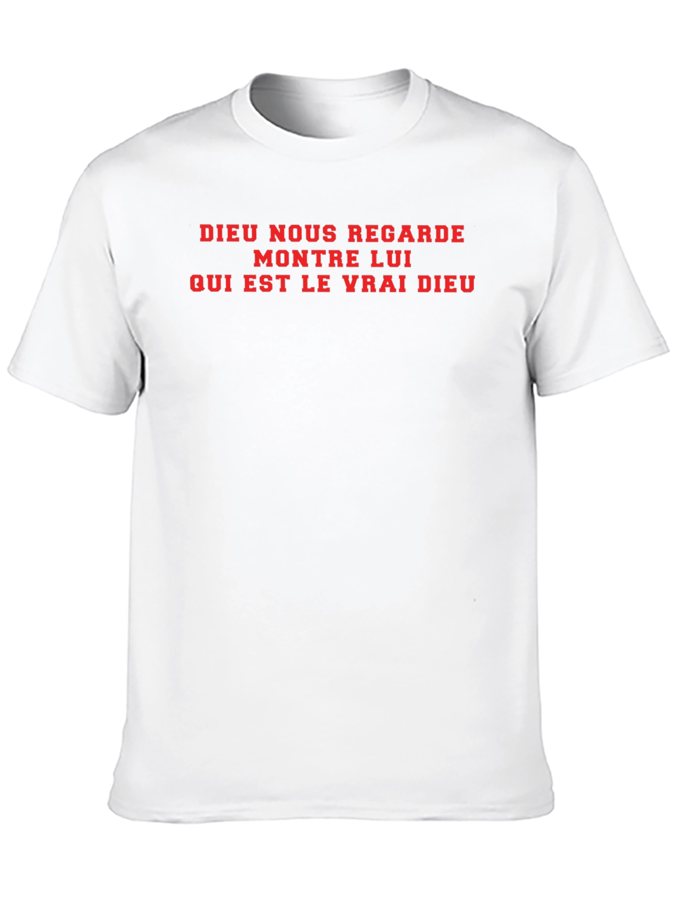 Dieu Nous Regarde Graphic T-Shirt