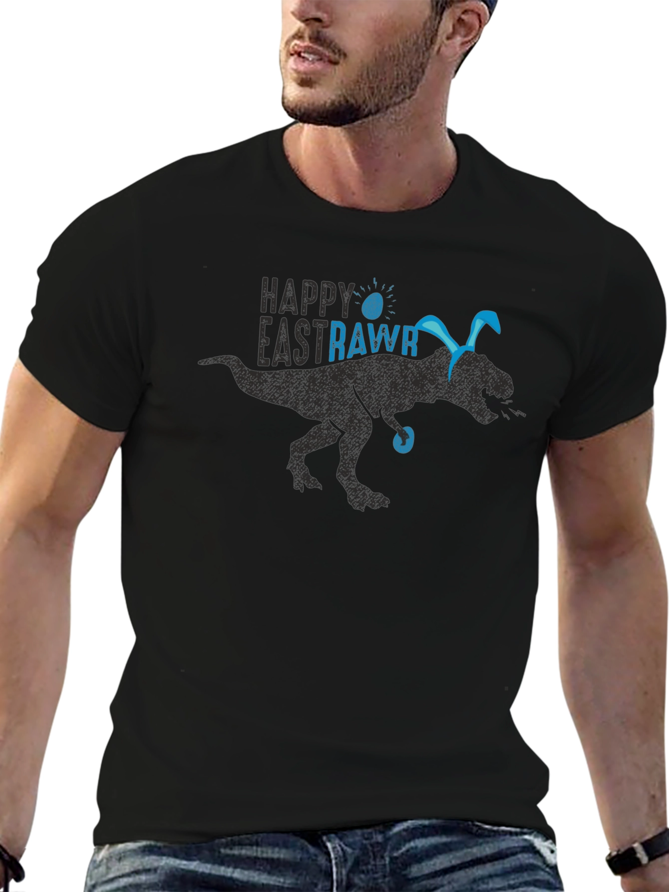 Happy EASTRAWWR Dinosaur Easter T-Shirt
