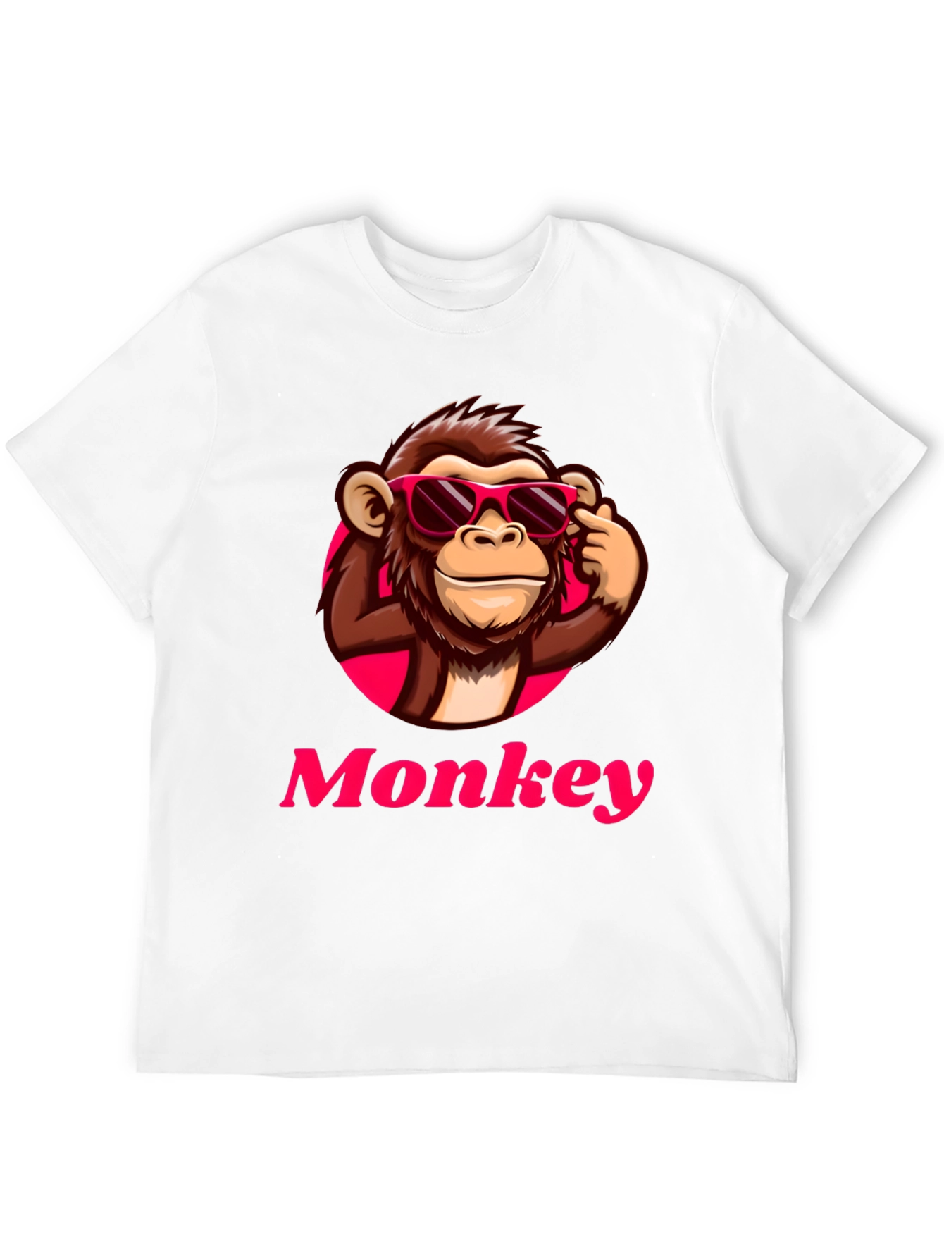 Cool Monkey Graphic T-Shirt - Black