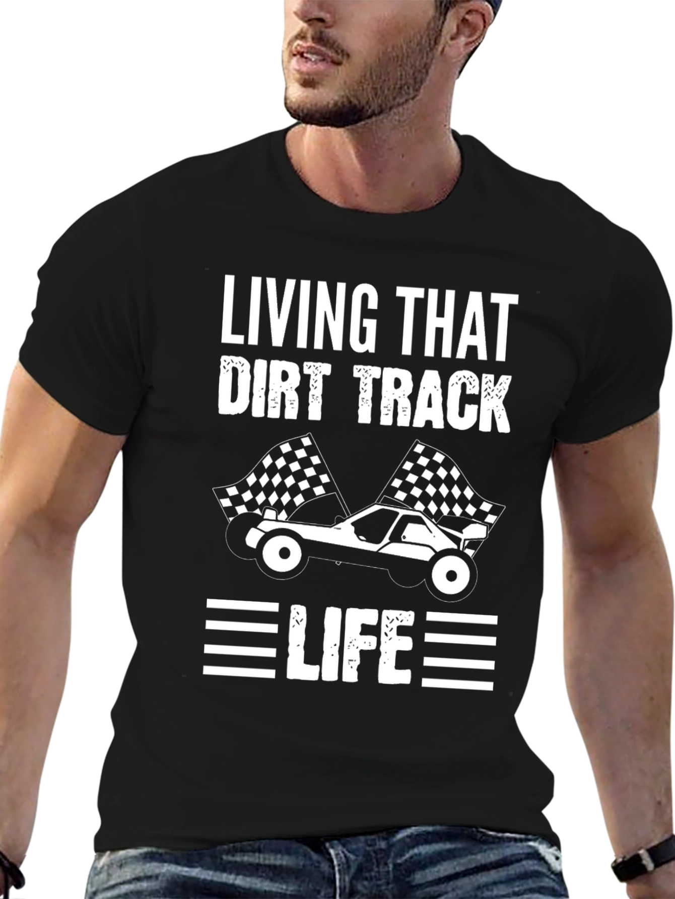 Dirt Track Life Graphic T-Shirt