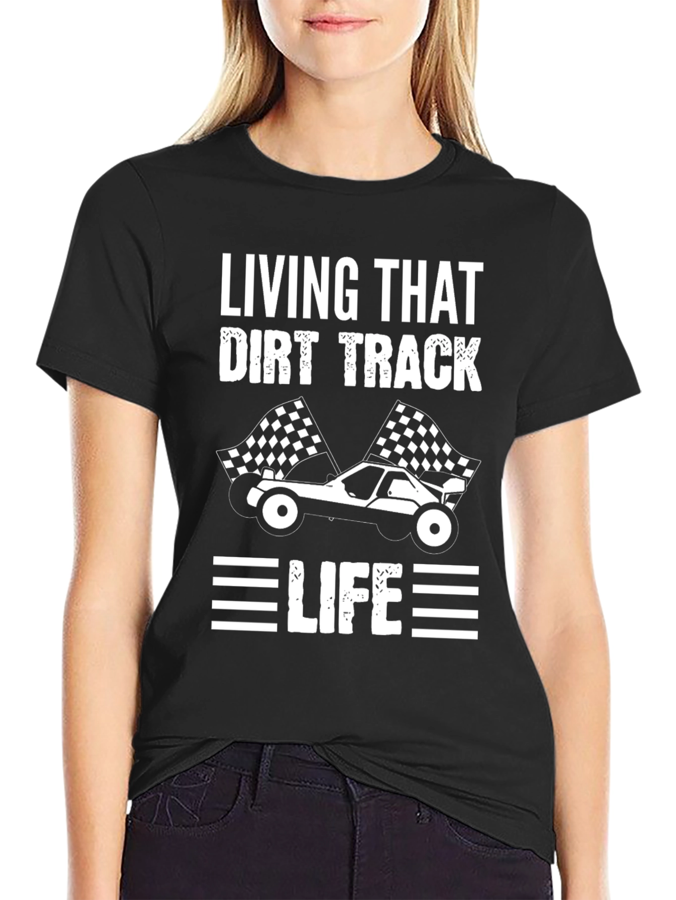 Dirt Track Life Graphic T-Shirt